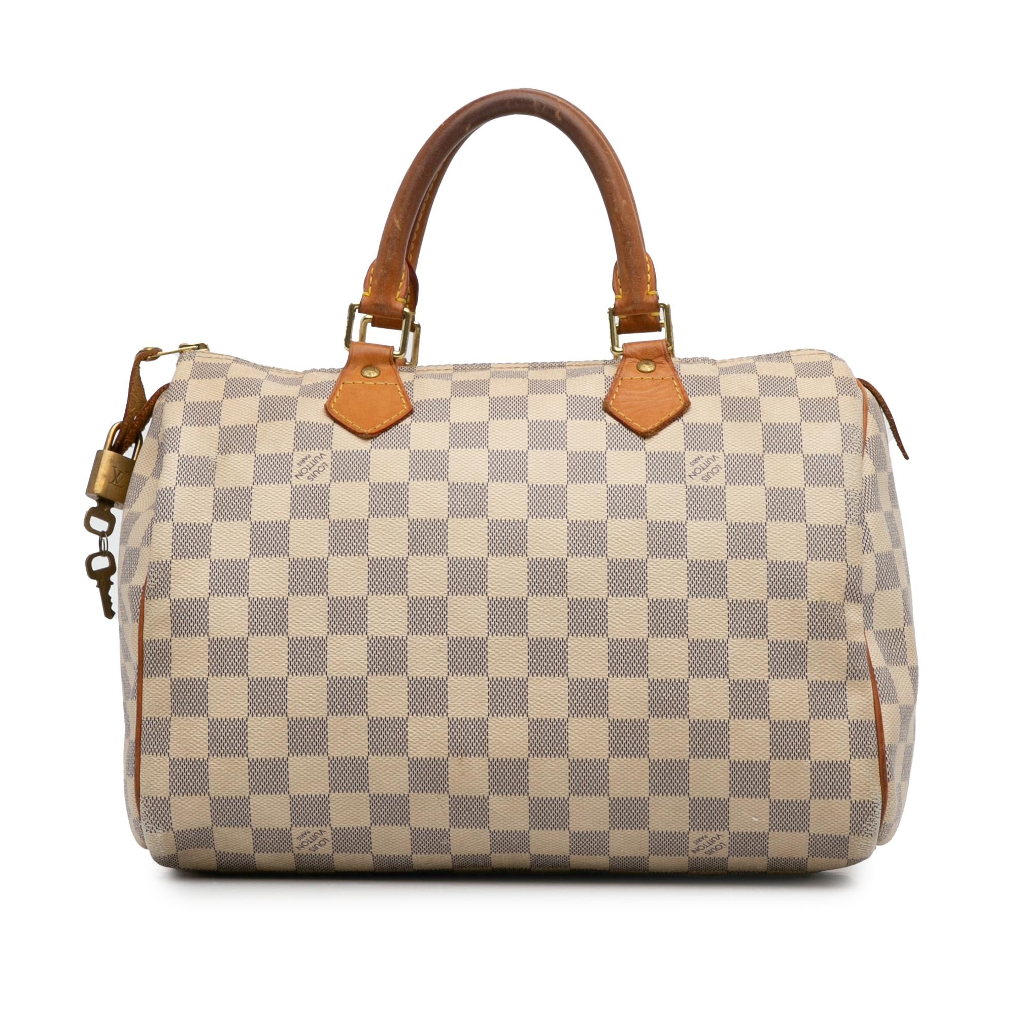 Louis Vuitton Damier Azur Speedy 30 (SHG-VRFINs)
