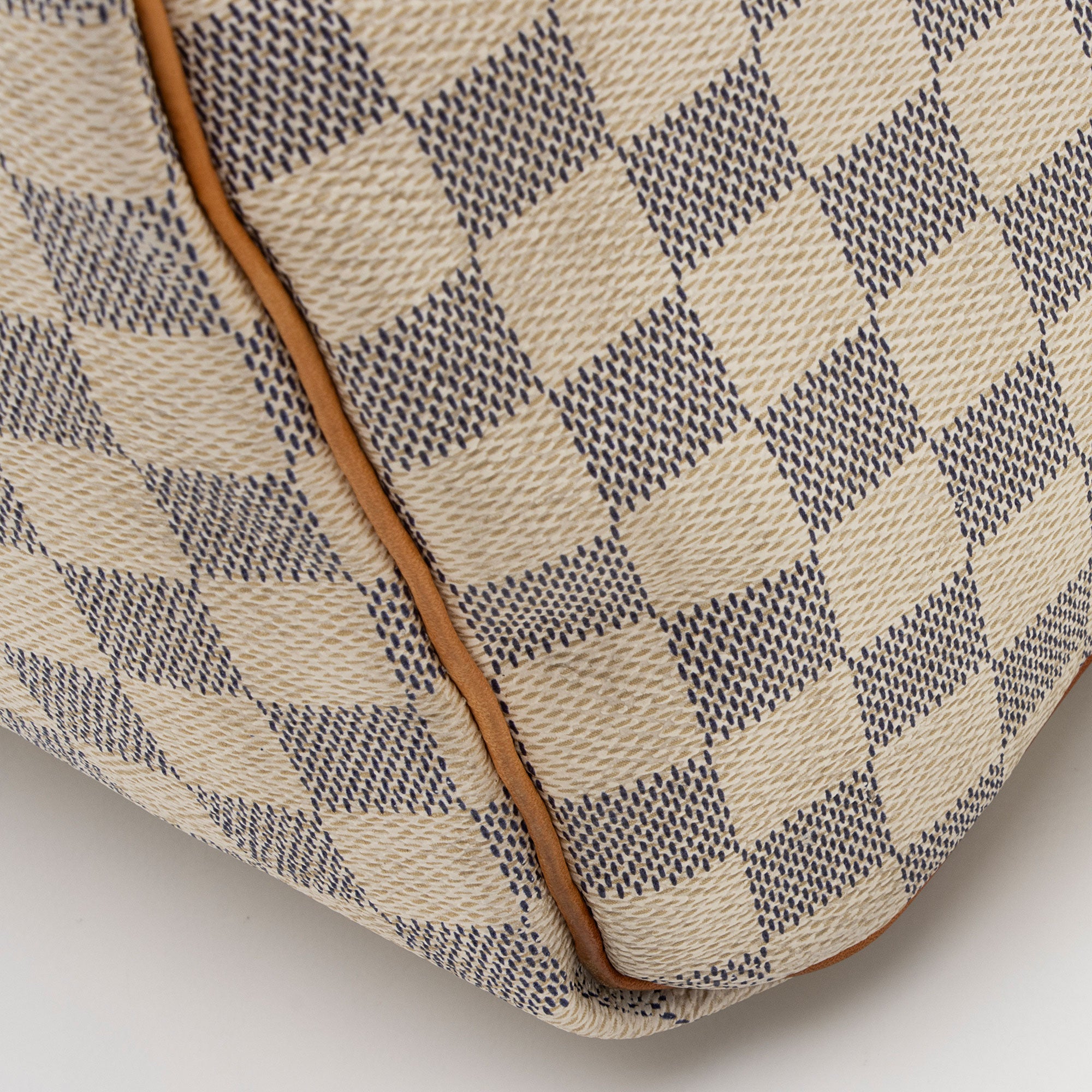 Louis Vuitton Damier Azur Speedy 35 Satchel (SHF-eWgCTI)