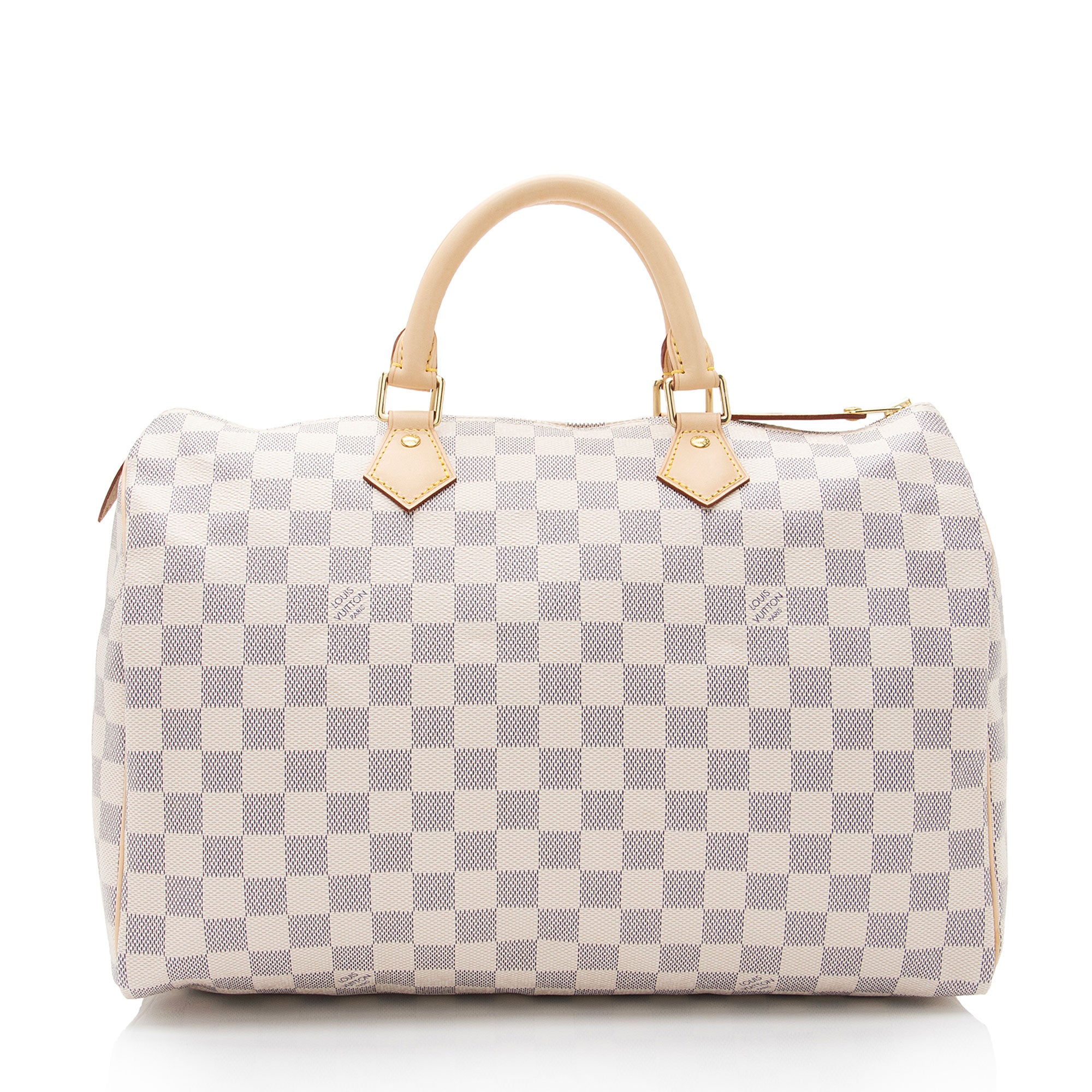 Louis Vuitton Damier Azur Speedy 35 Satchel (SHF-25zlLp)