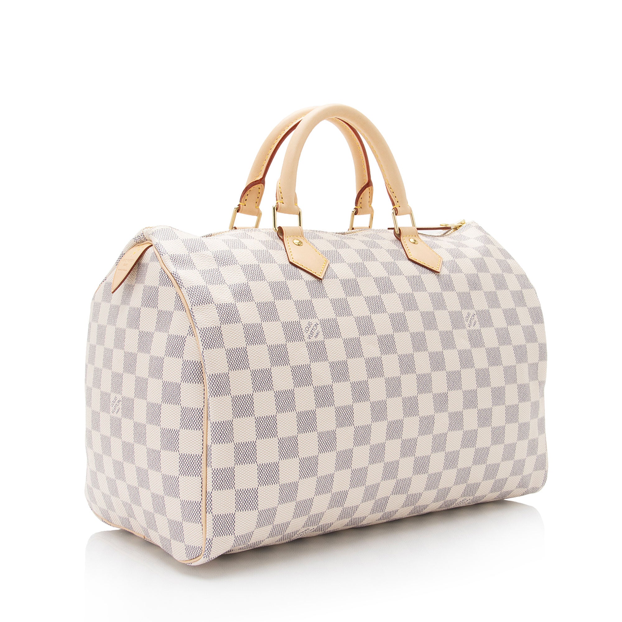 Louis Vuitton Damier Azur Speedy 35 Satchel (SHF-25zlLp)
