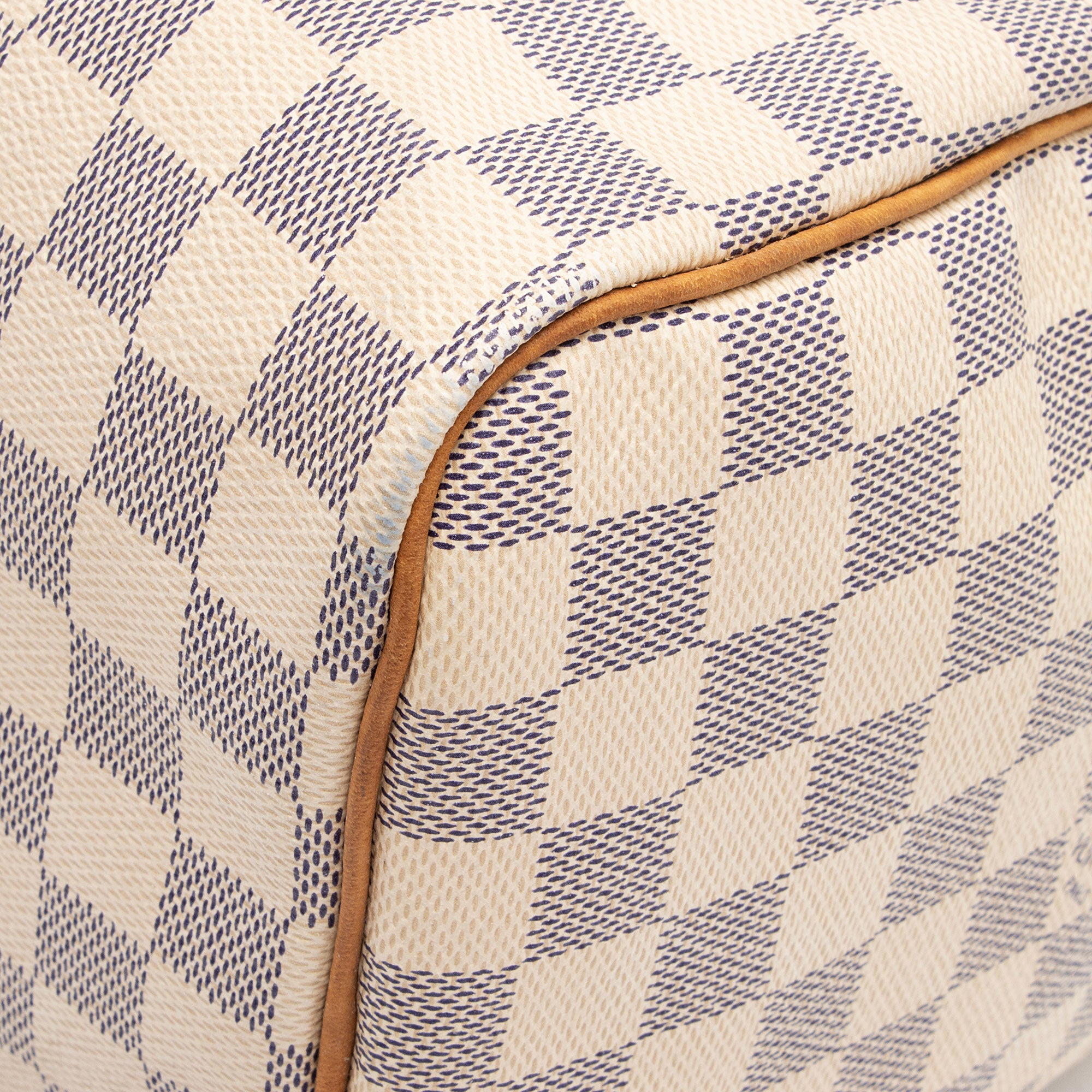 Louis Vuitton Damier Azur Speedy 35 Satchel (SHF-9Vy8ov)