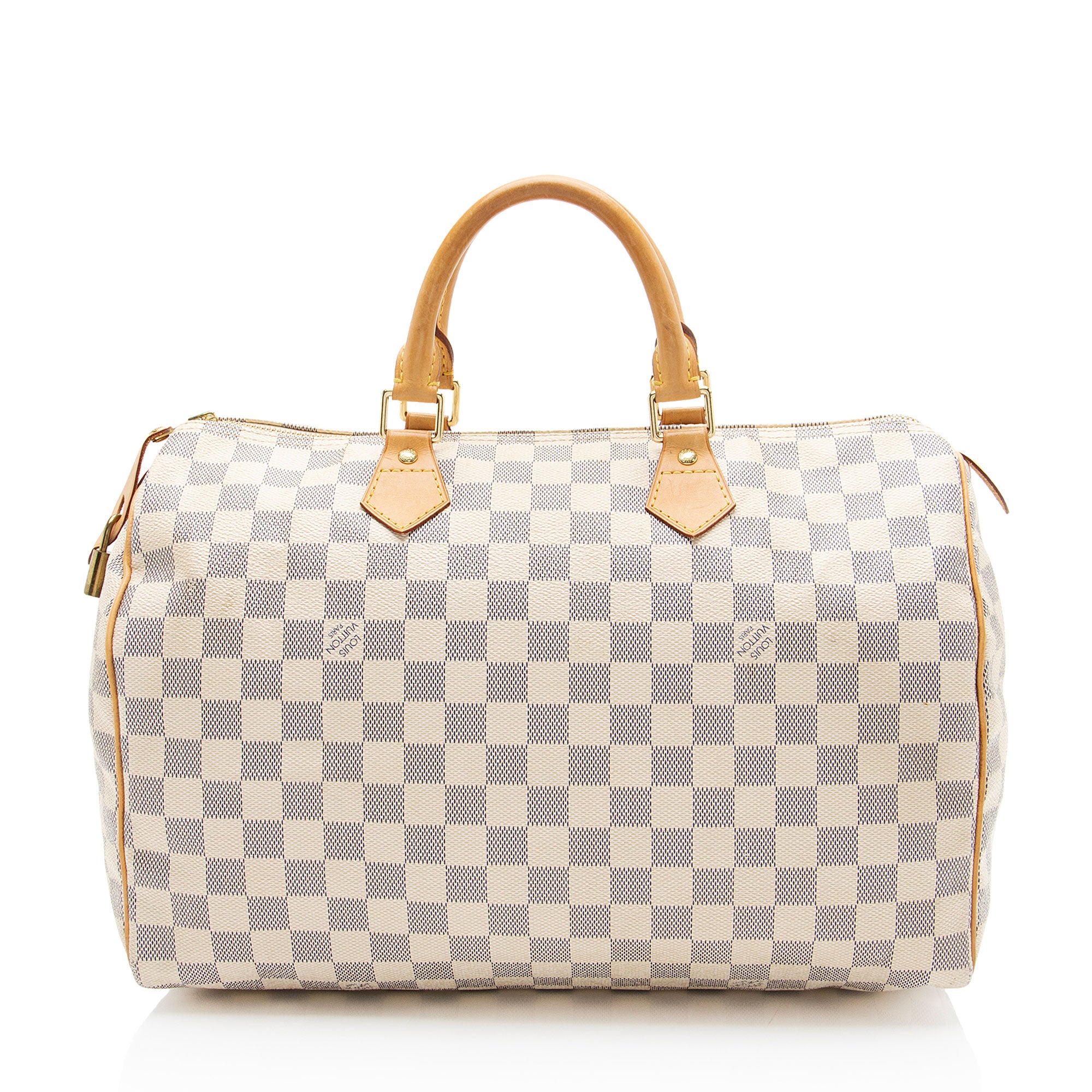 Louis Vuitton Damier Azur Speedy 35 Satchel