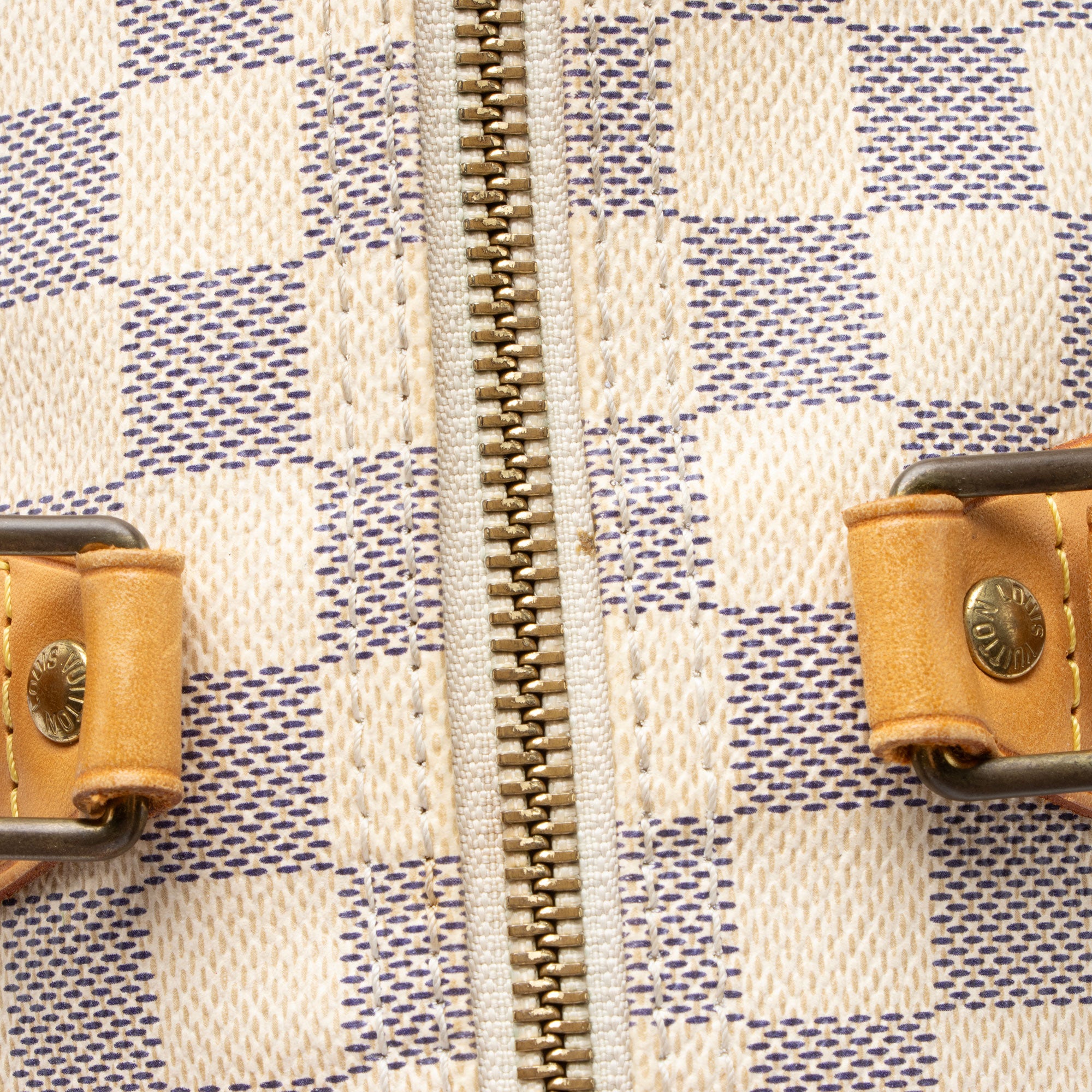 Louis Vuitton Damier Azur Speedy 35 Satchel
