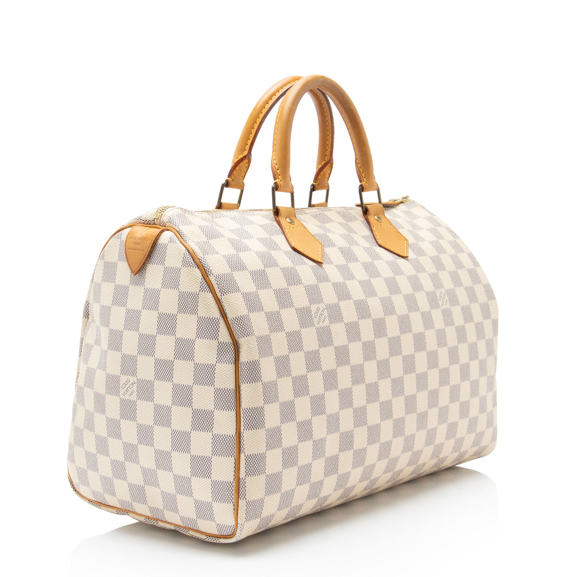 Louis Vuitton Damier Azur Speedy 35 Satchel