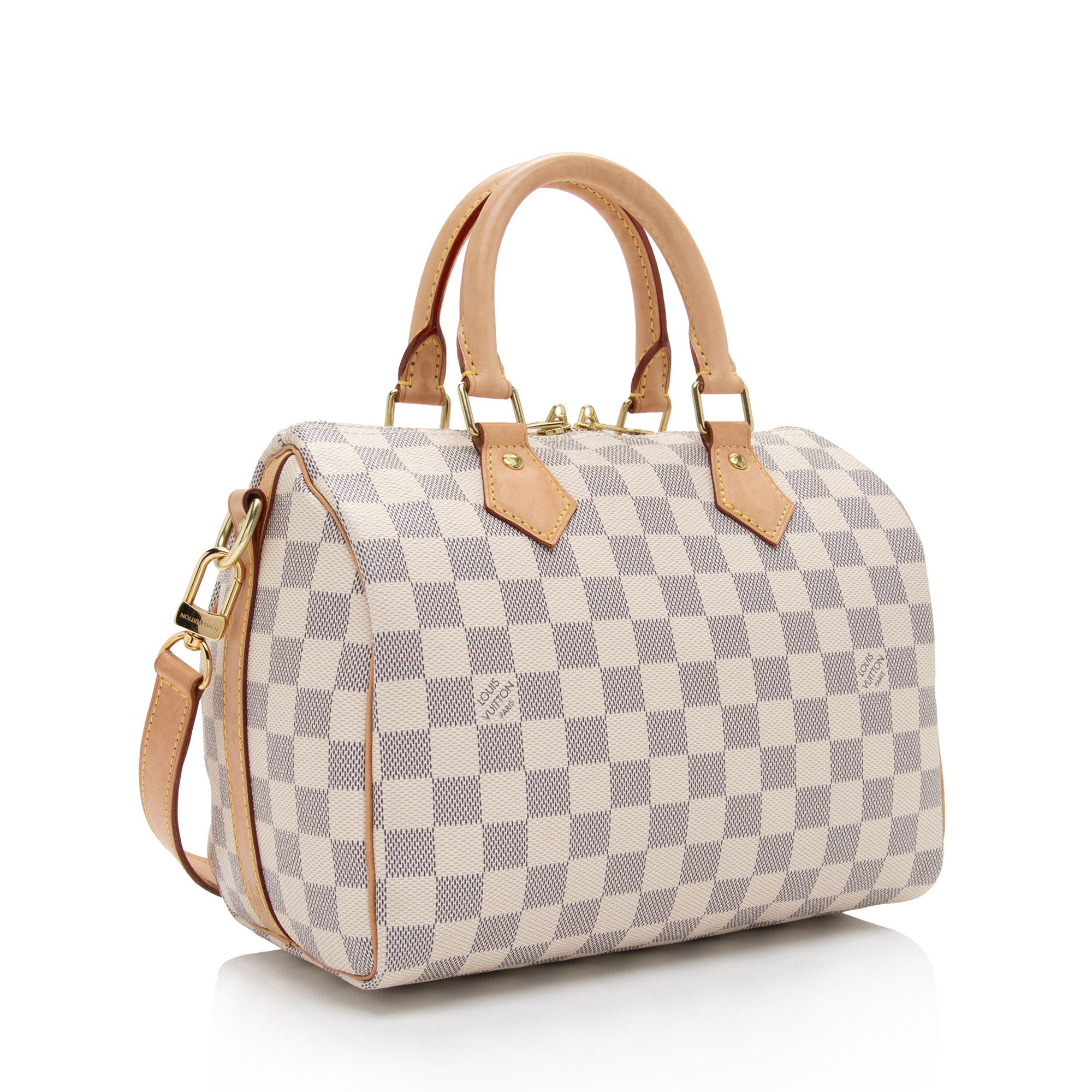 Louis Vuitton Damier Azur Speedy Bandouliere 25 Satchel (SHF-CfGVyC)