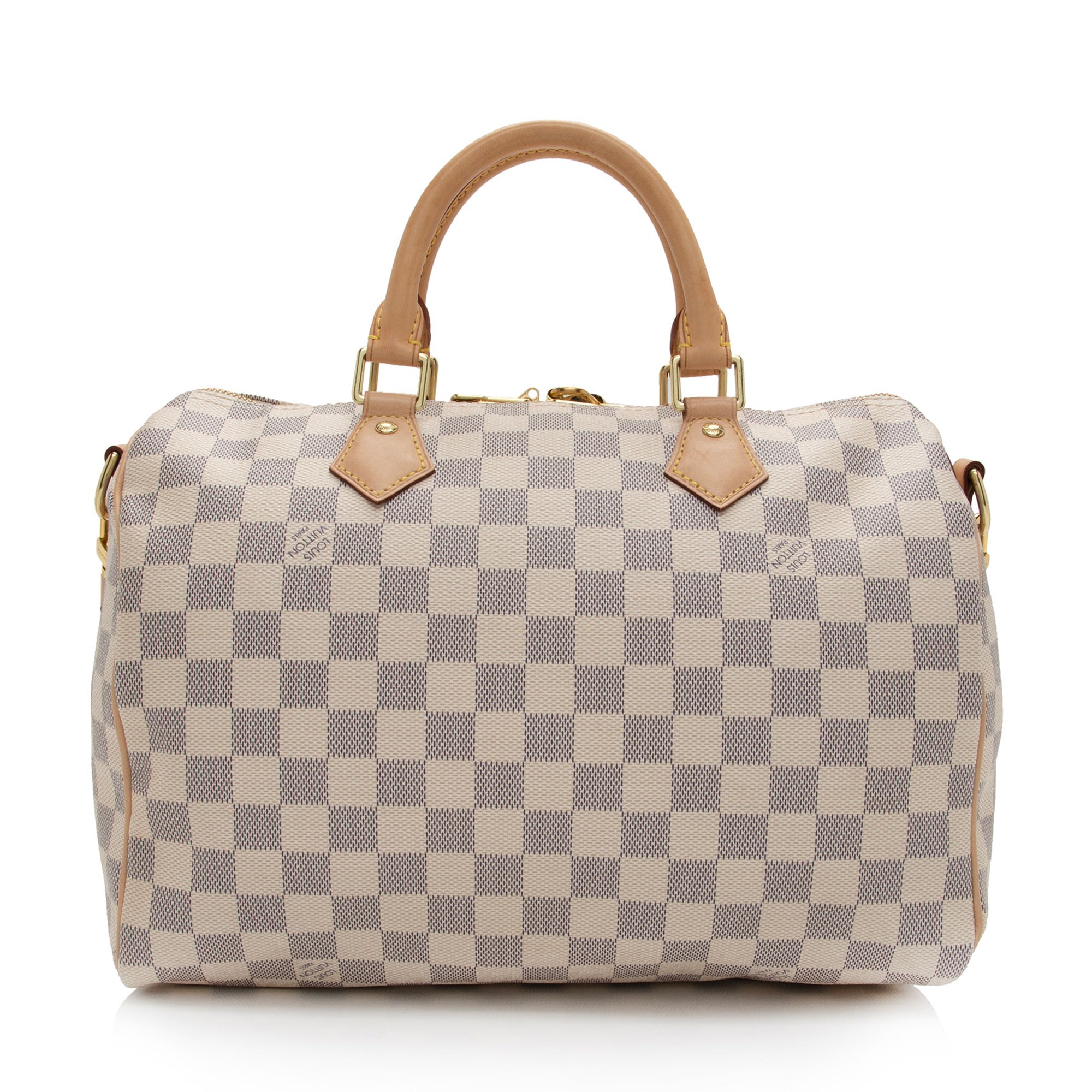 Louis Vuitton Damier Azur Speedy Bandouliere 30 Satchel (SHF-es0MQN)