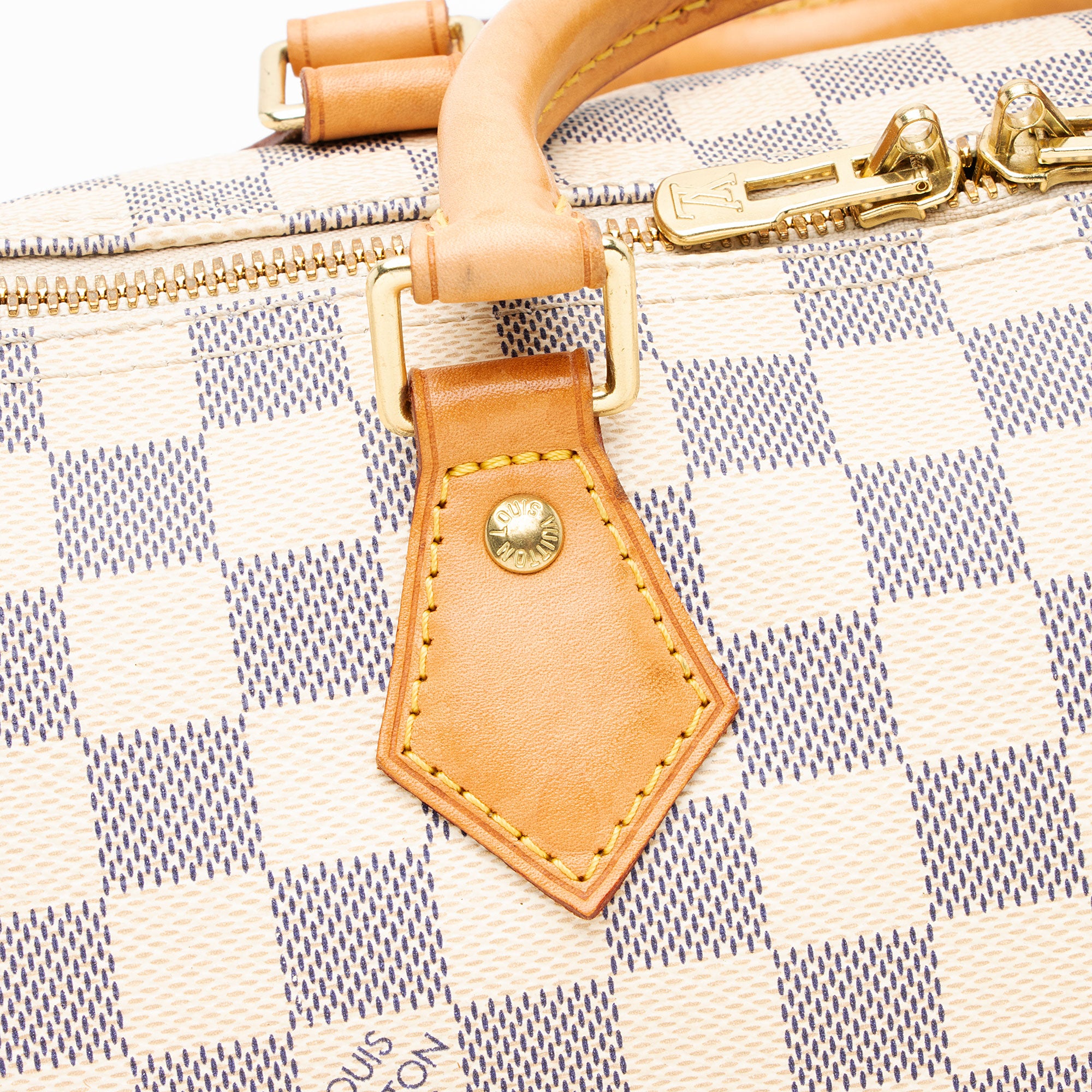 Louis Vuitton Damier Azur Speedy Bandouliere 30 Satchel
