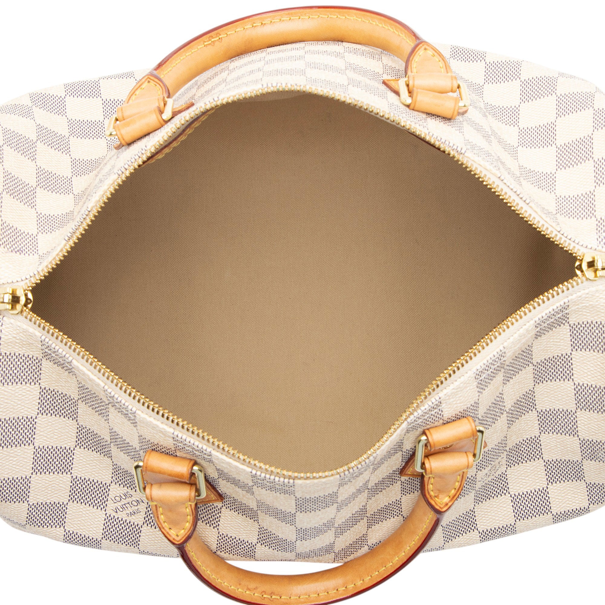 Louis Vuitton Damier Azur Speedy Bandouliere 30 Satchel