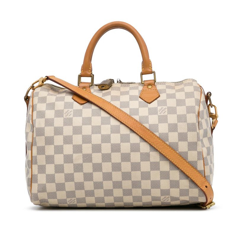 Louis Vuitton Damier Azur Speedy Bandouliere 30 (SHG-hNnwSa) – LuxeDH