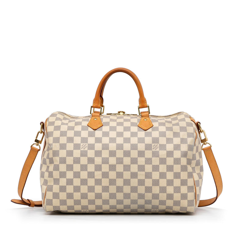 Louis Vuitton, Bags, Louis Vuitton Speedy 35 Damier Azur Canvas