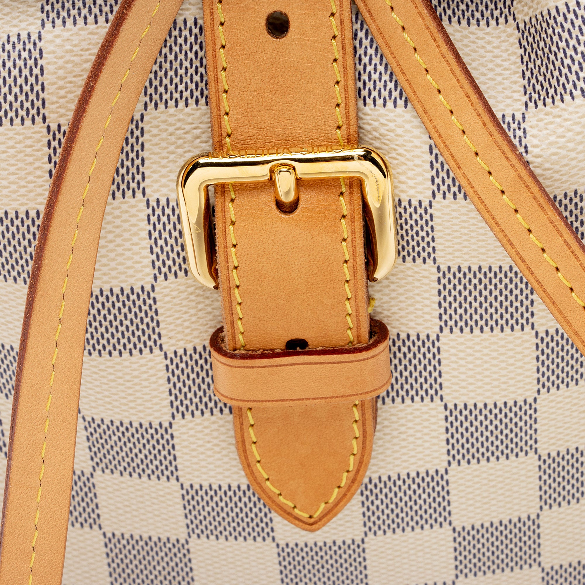 Louis Vuitton Damier Azur Sperone Backpack (SHF-4f0xqS)