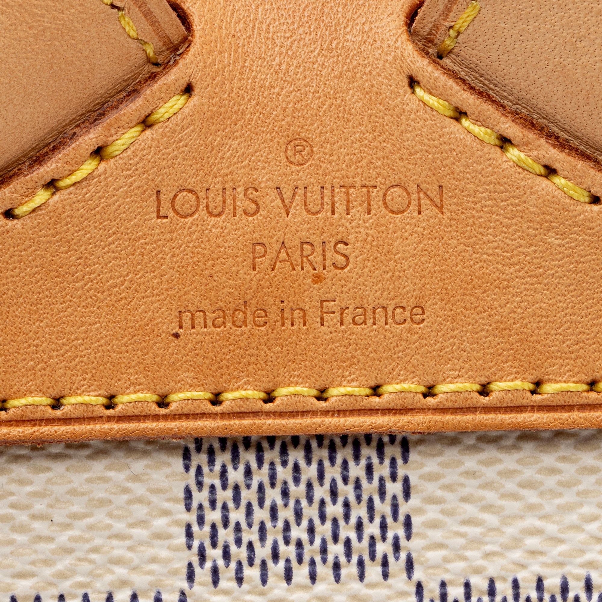 Louis Vuitton Damier Azur Sperone Backpack (SHF-4f0xqS)