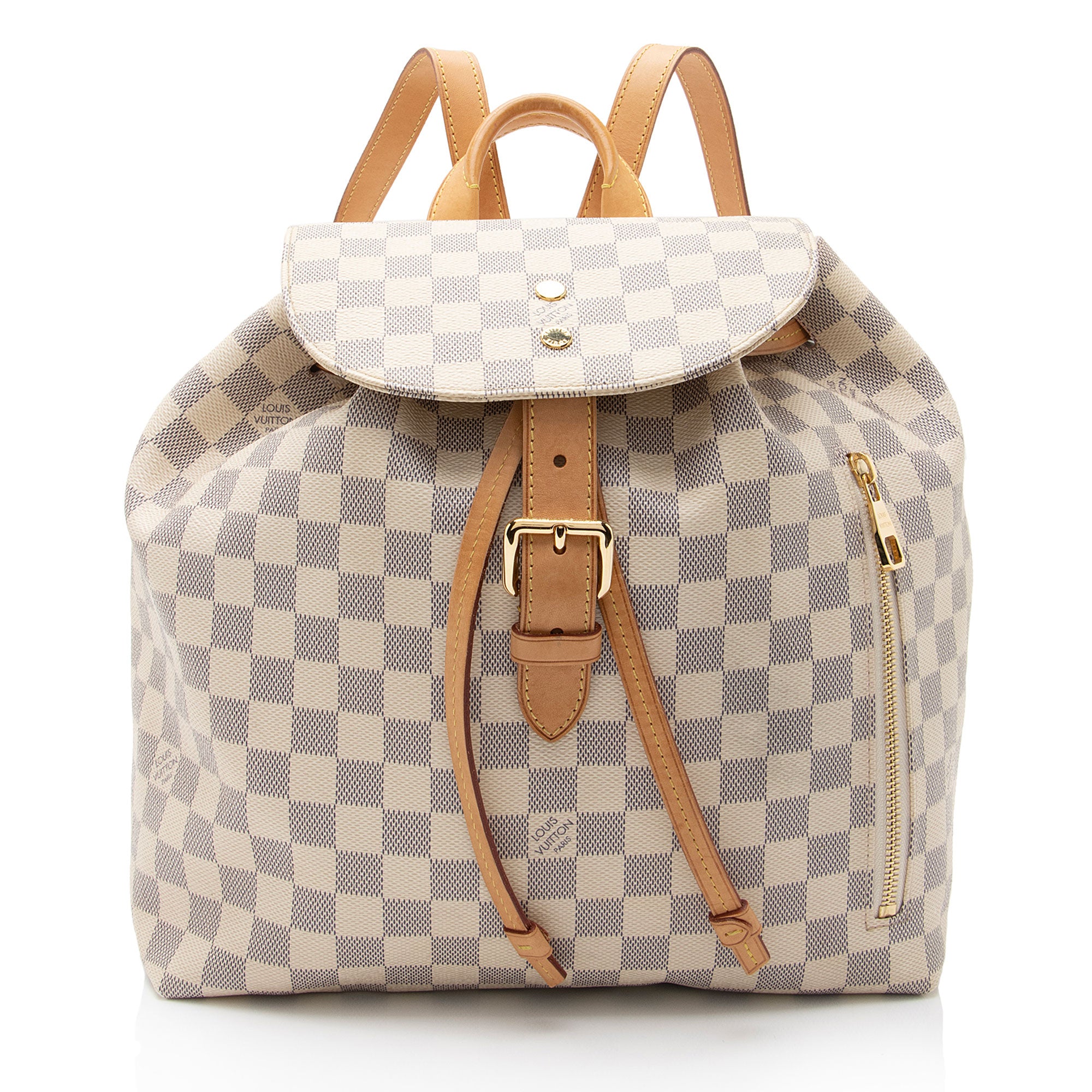 Louis Vuitton Damier Azur Sperone Backpack (SHF-moHJbt)