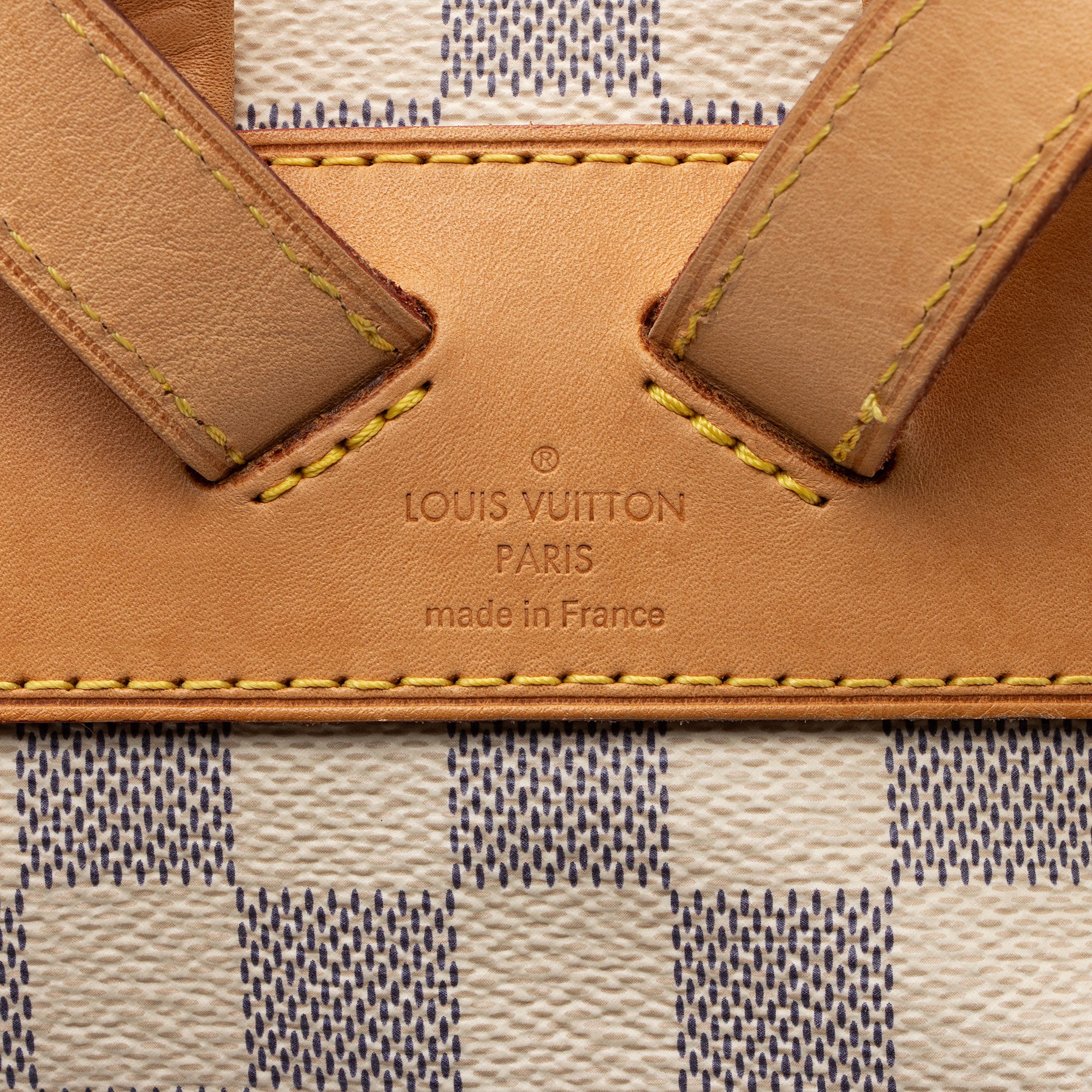 Louis Vuitton Damier Azur Sperone Backpack (SHF-moHJbt)