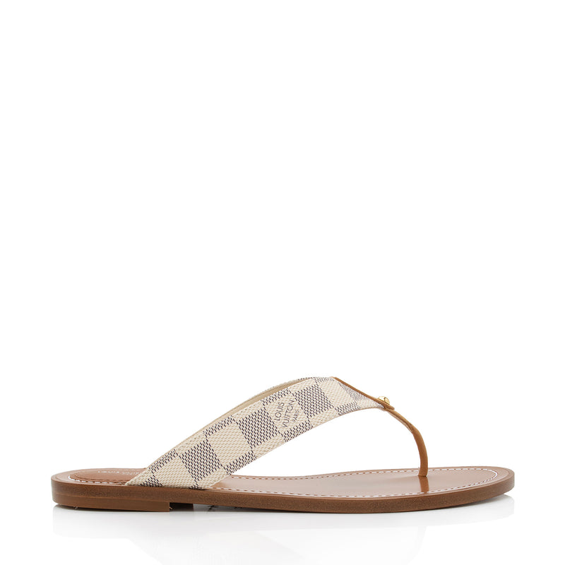 Louis vuitton thong sandals deals