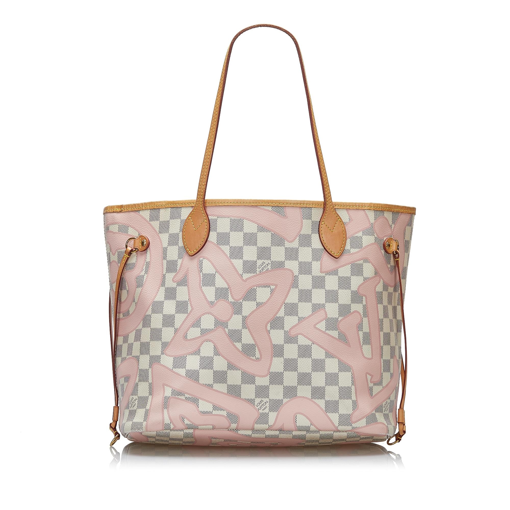 Louis Vuitton Damier Azur Tahitienne Neverfull MM (SHG-HWhgB6)