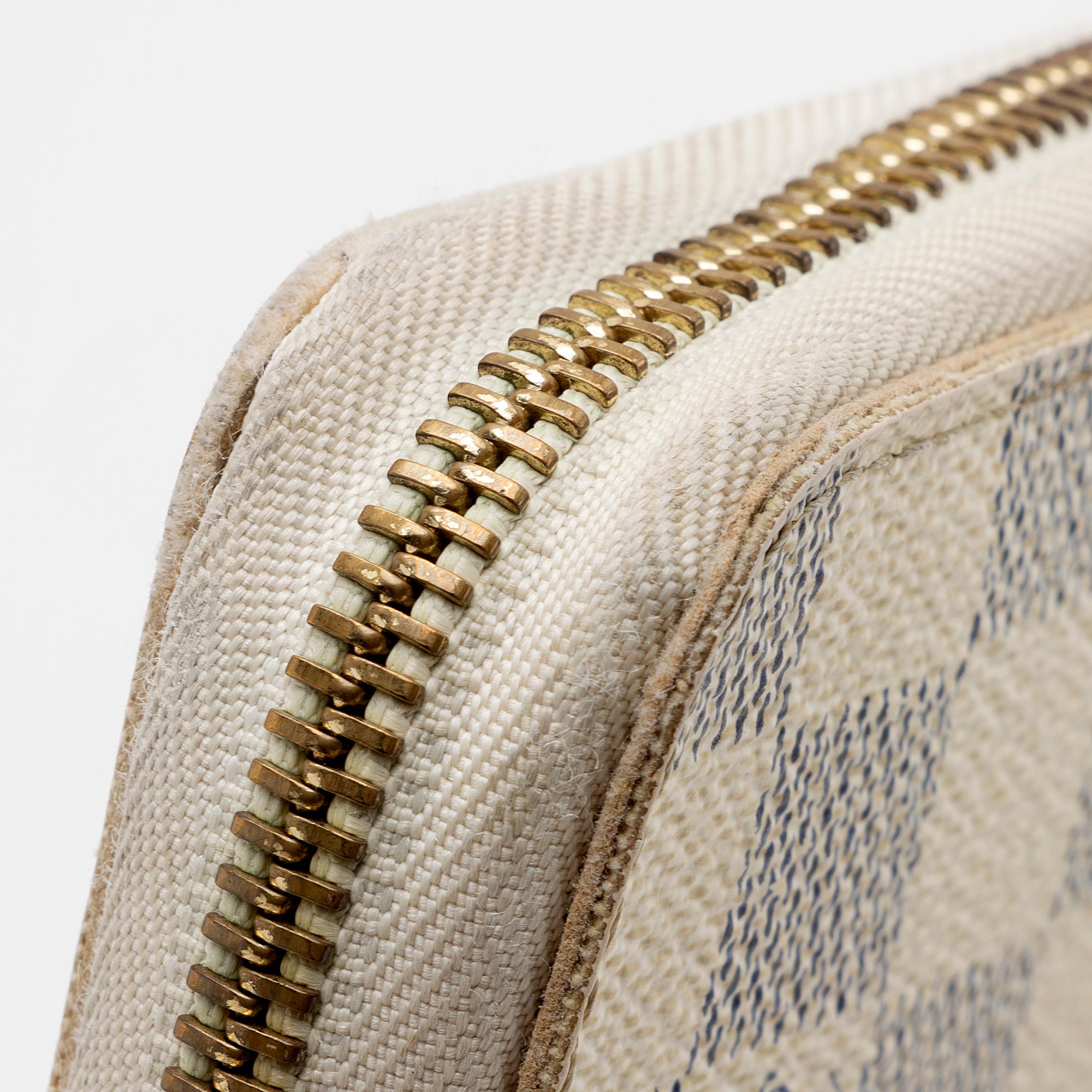 Louis Vuitton Damier Azur Zippy Organizer Wallet (SHF-22185)