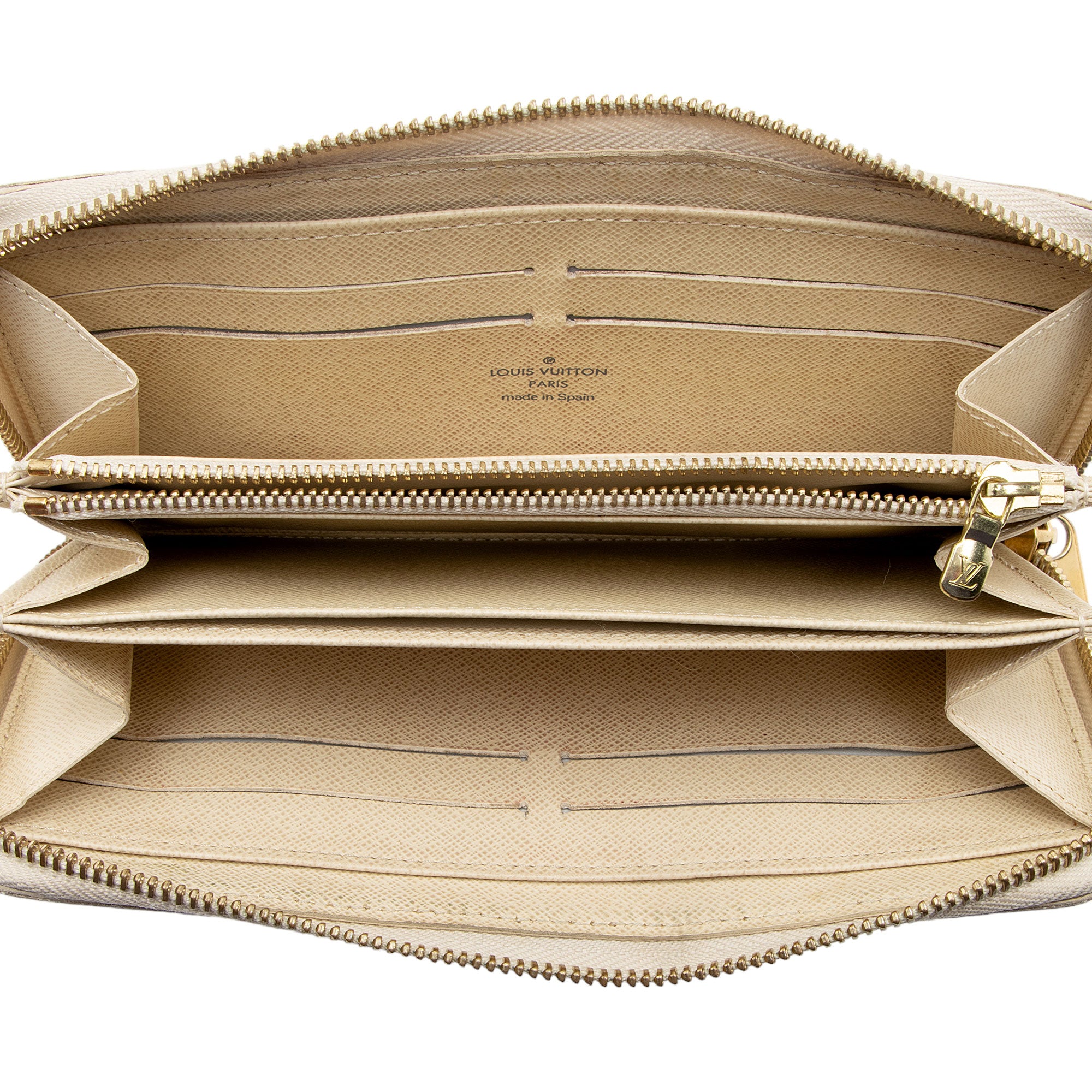 Louis Vuitton Damier Azur Zippy Wallet (SHF-L80eeC)
