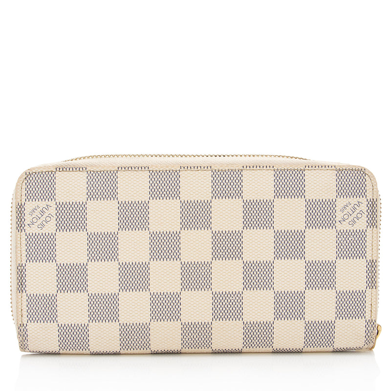 Louis Vuitton Damier Azur Zippy Wallet (SHF-7NTsQk)