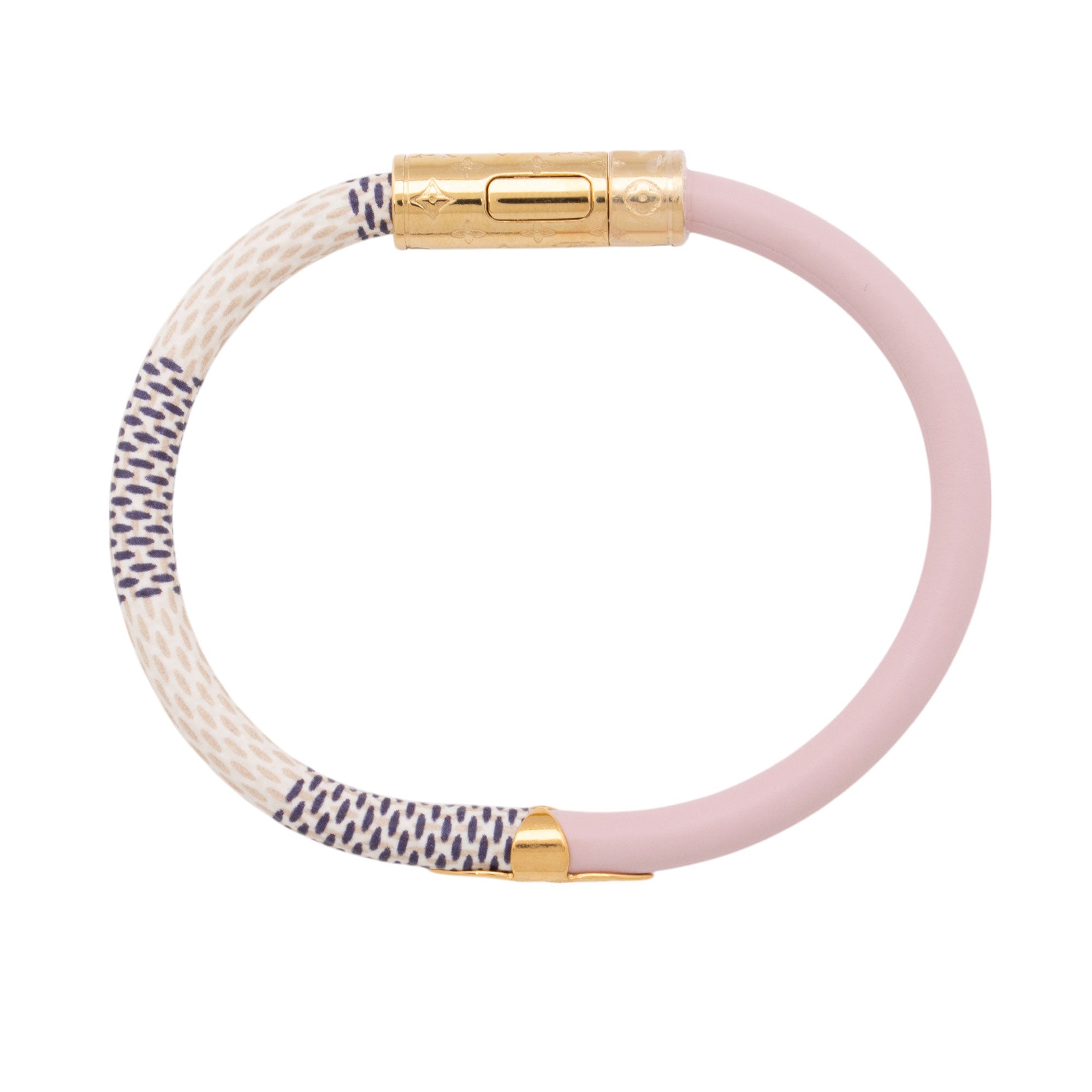 Louis Vuitton Damier Azur  Leather Daily Confidential Bracelet