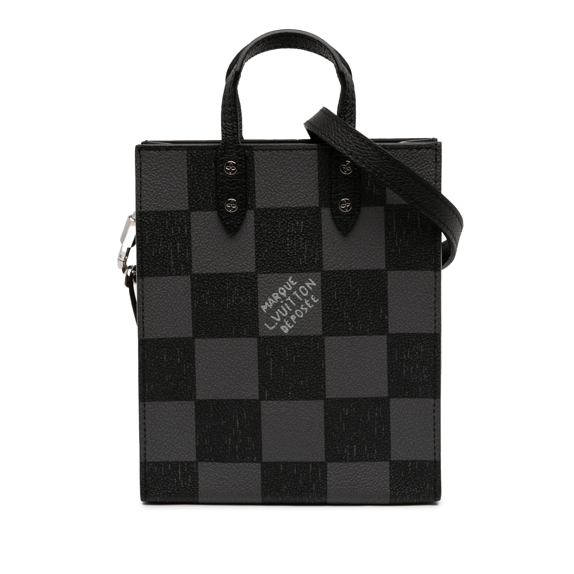 Louis Vuitton Damier Checkerboard Sac Plat XS