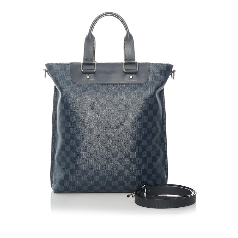 Louis Vuitton Damier Cobalt Cabas Sac Jour Satchel (SHG-37700)