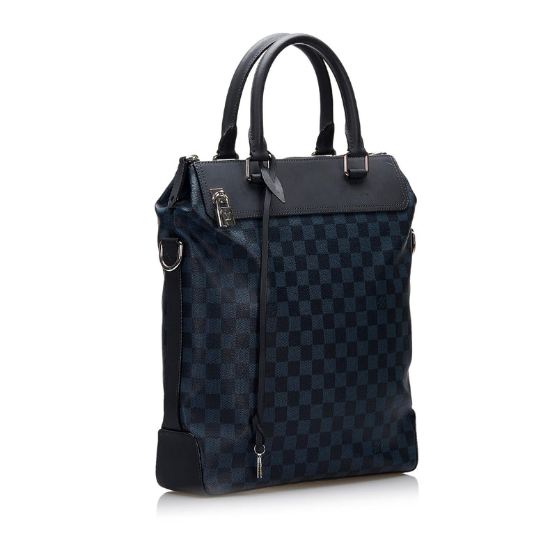Louis Vuitton Damier Cobalt Canvas and Leather Greenwich Messenger Bag  Louis Vuitton