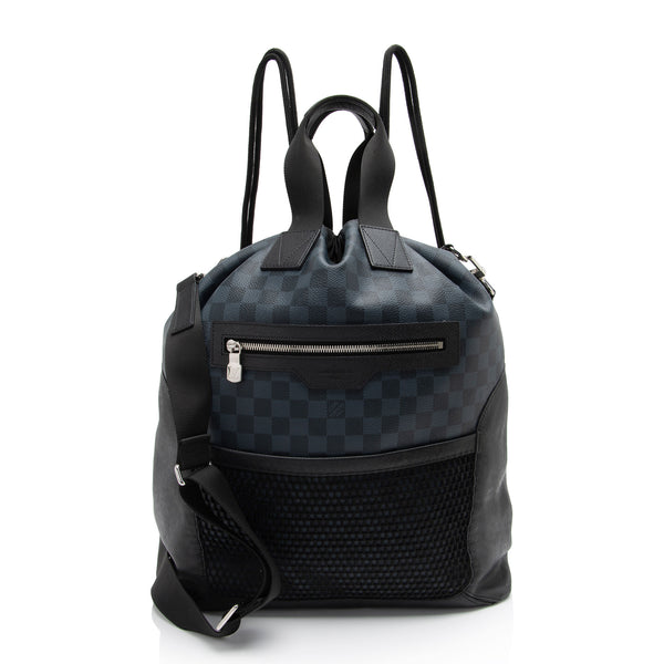 Louis Vuitton Damier Cobalt Matchpoint Hybrid Backpack (SHF-MLWCVZ)