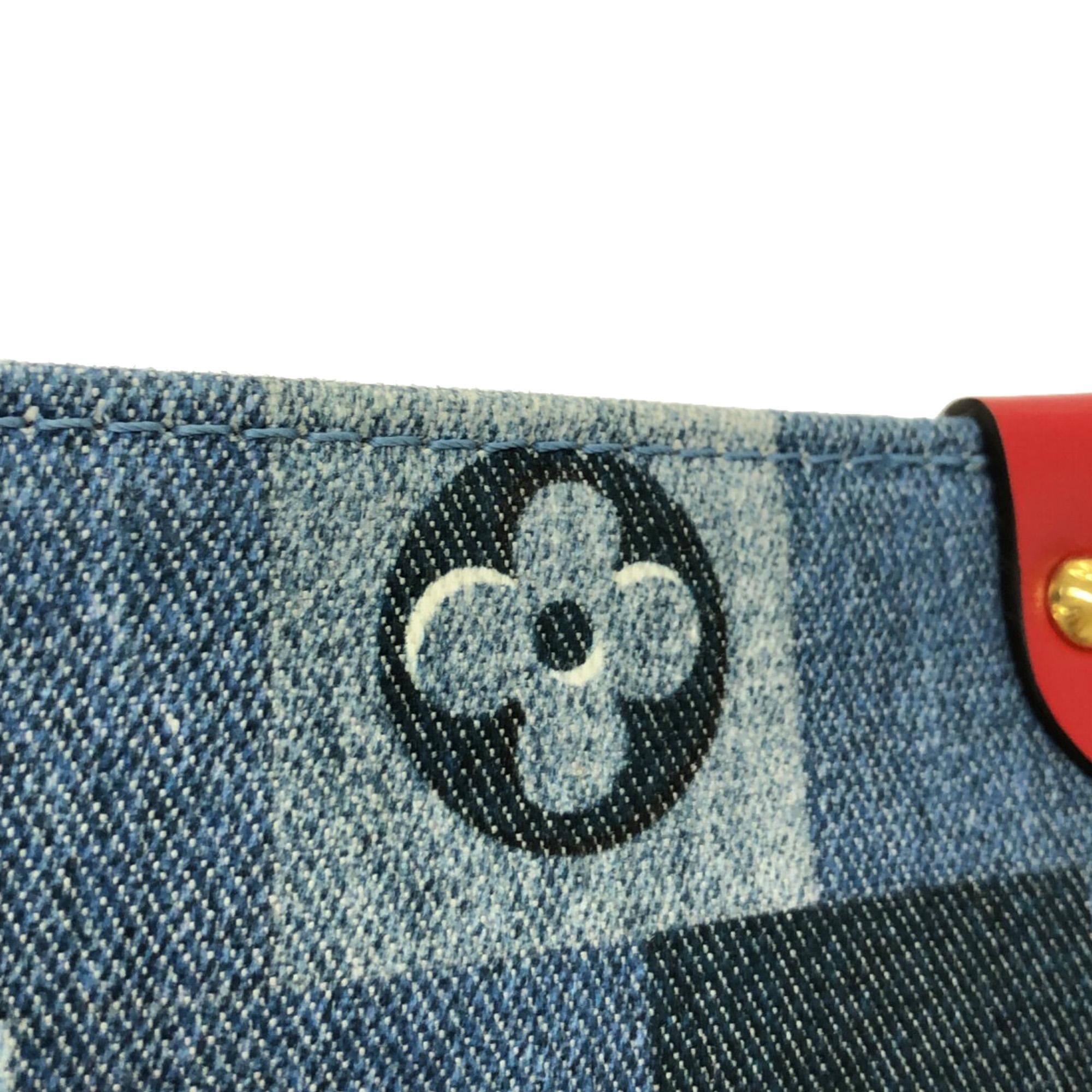 Louis Vuitton Damier Denim Onthego GM (SHG-Dva1Zr)