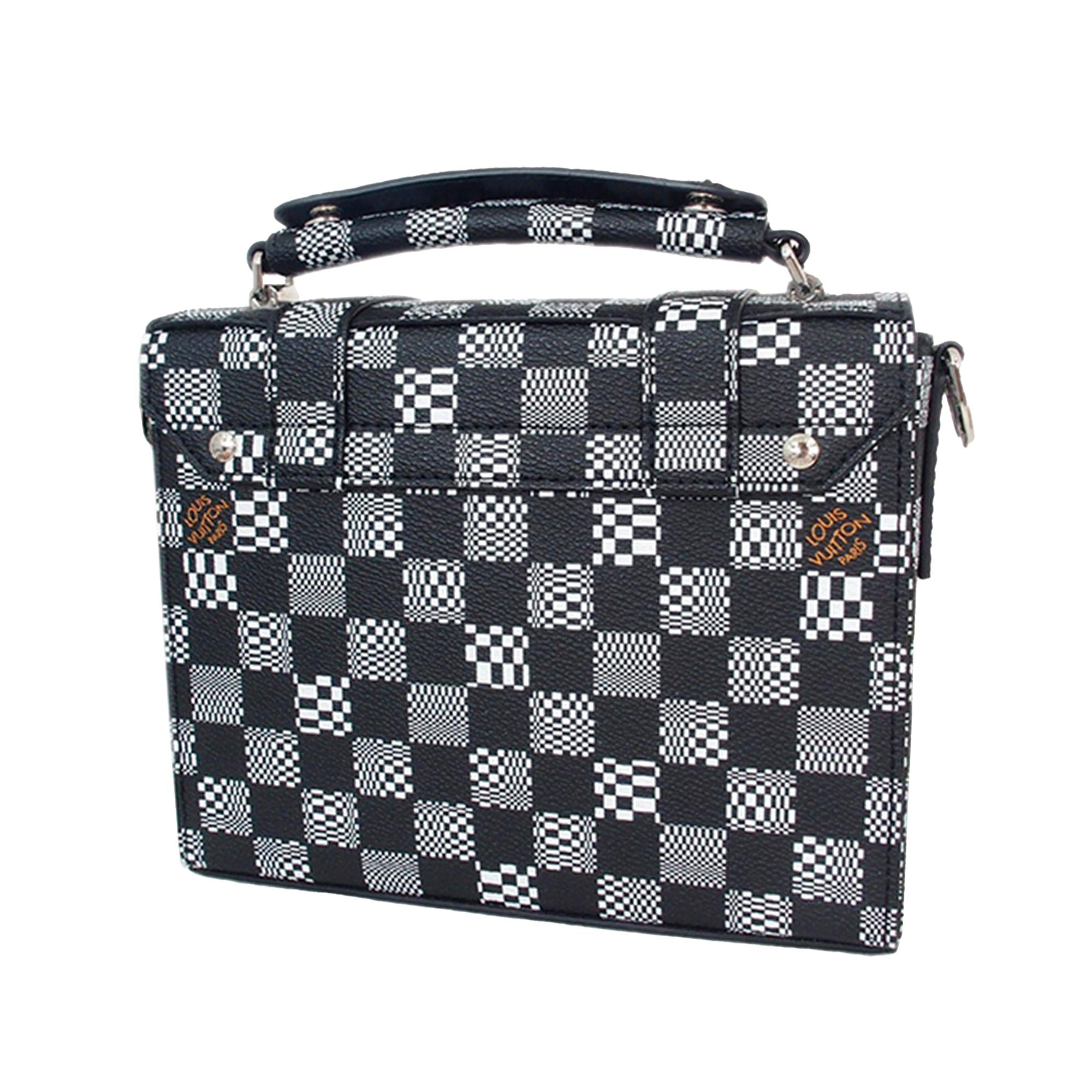 Louis Vuitton Damier Distorted Flap Soft Trunk (SHG-SdLgng)