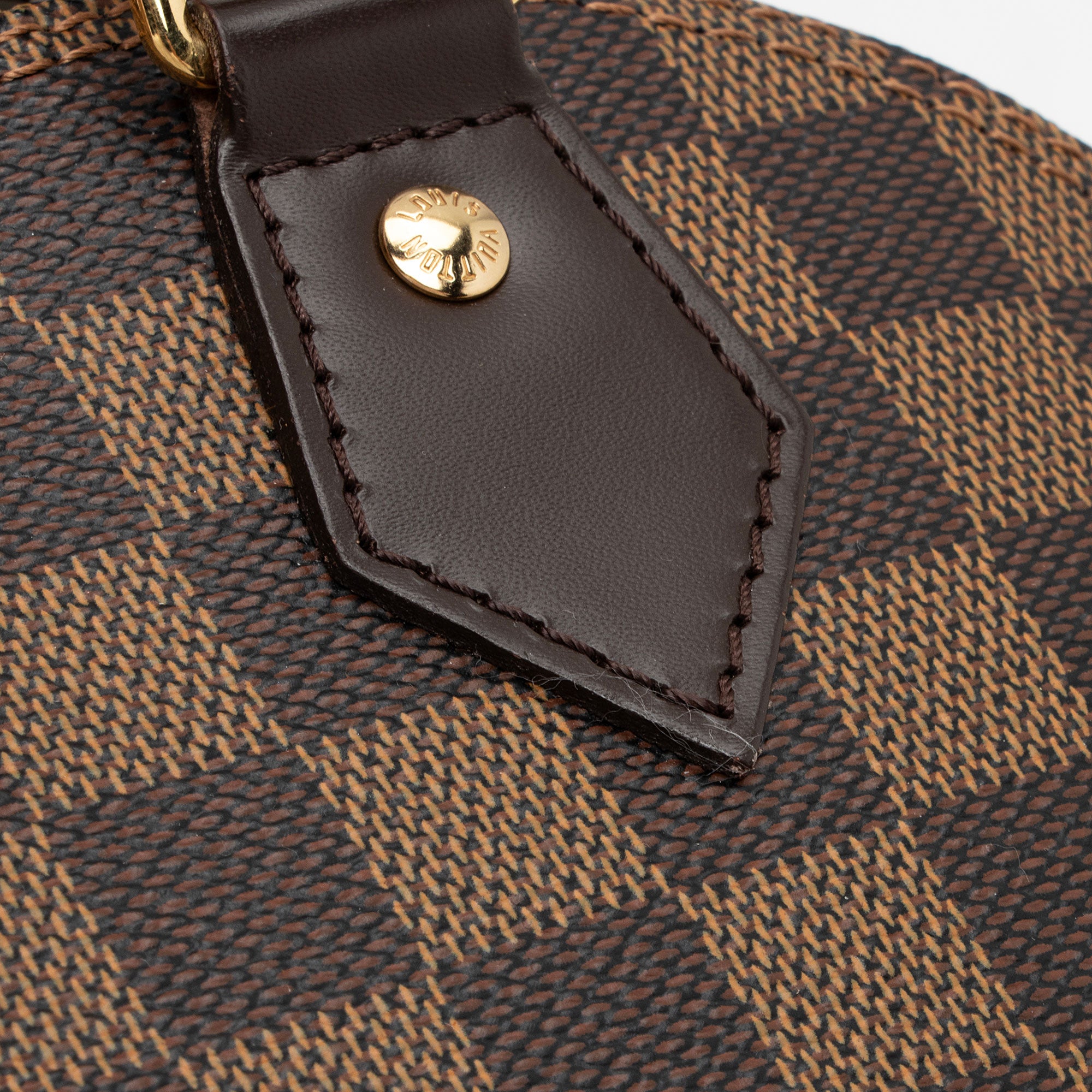 Louis Vuitton Damier Ebene Alma BB Satchel (SHF-DbzGC2)