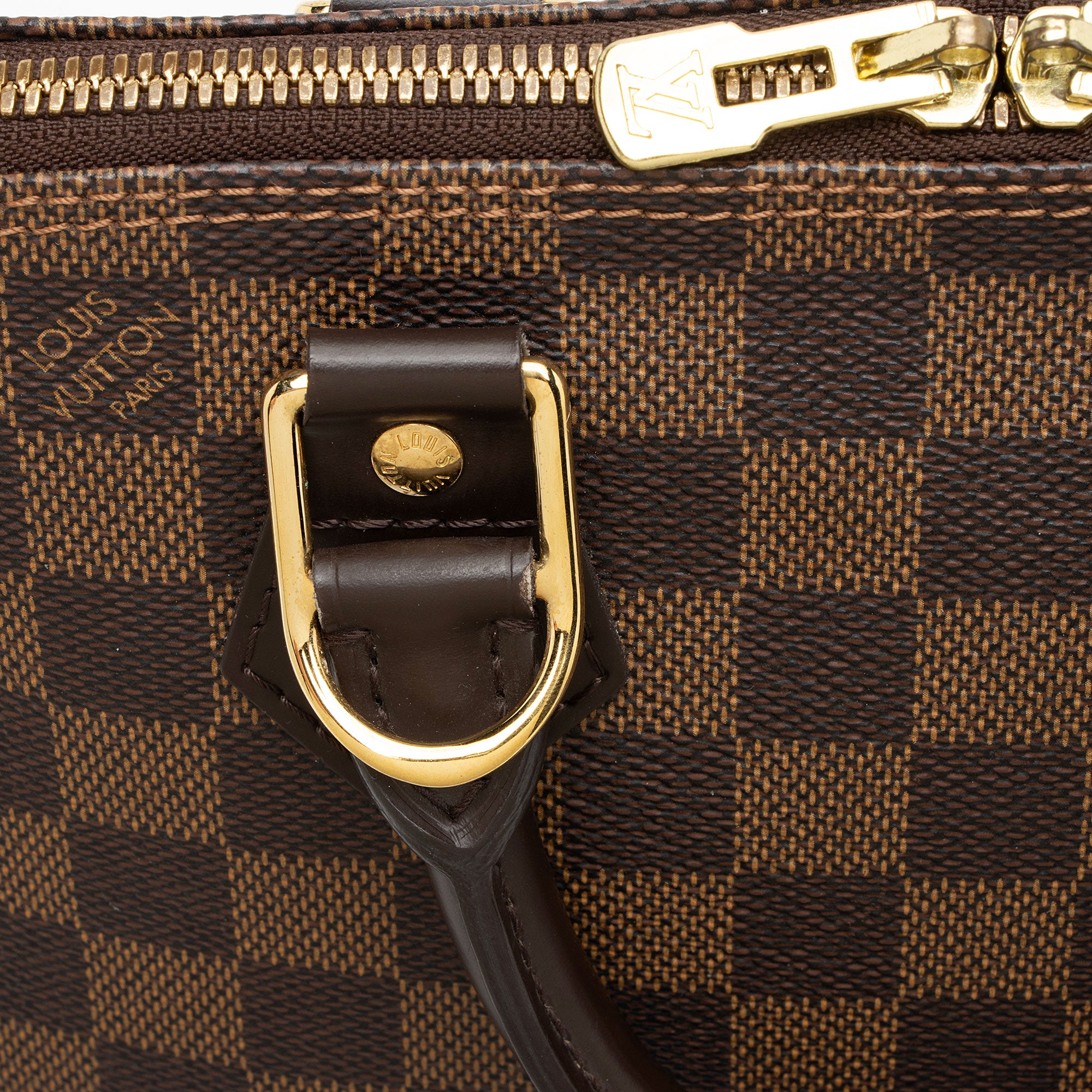 Louis Vuitton Damier Ebene Alma PM Satchel