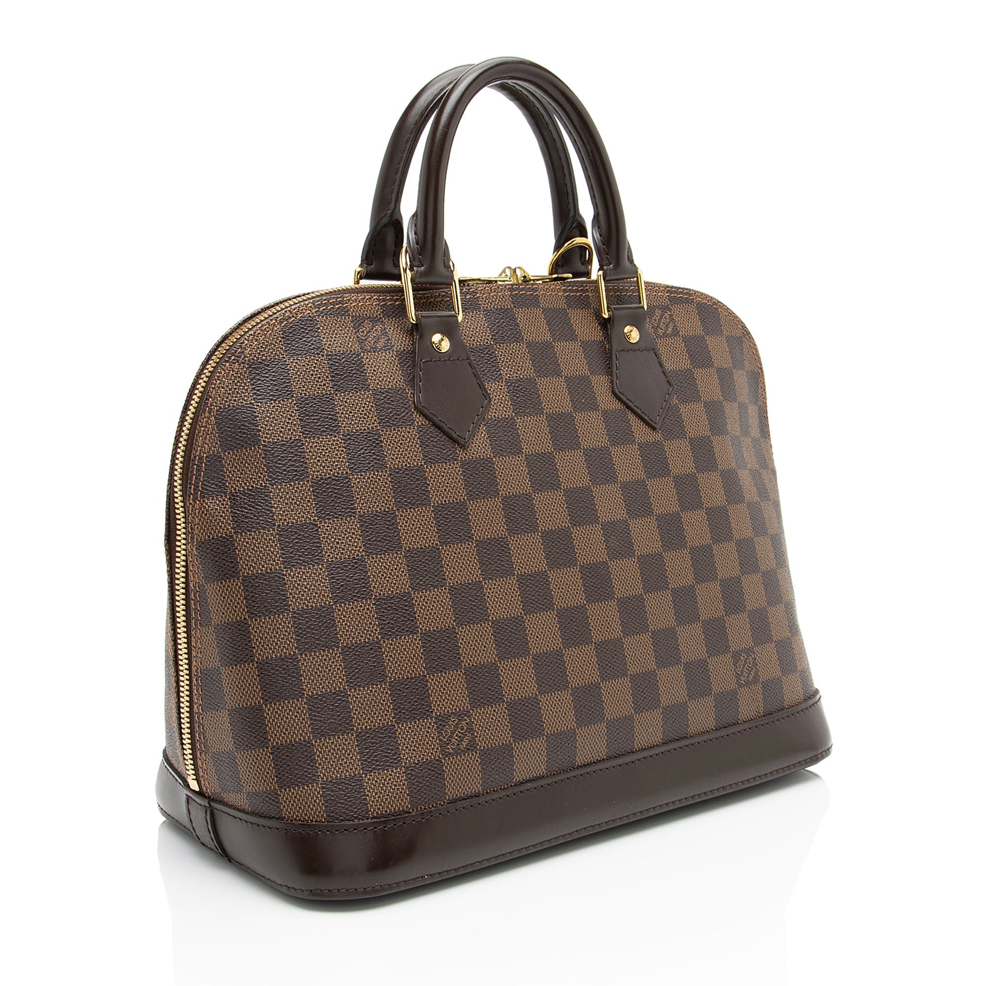 Louis Vuitton Damier Ebene Alma PM Satchel