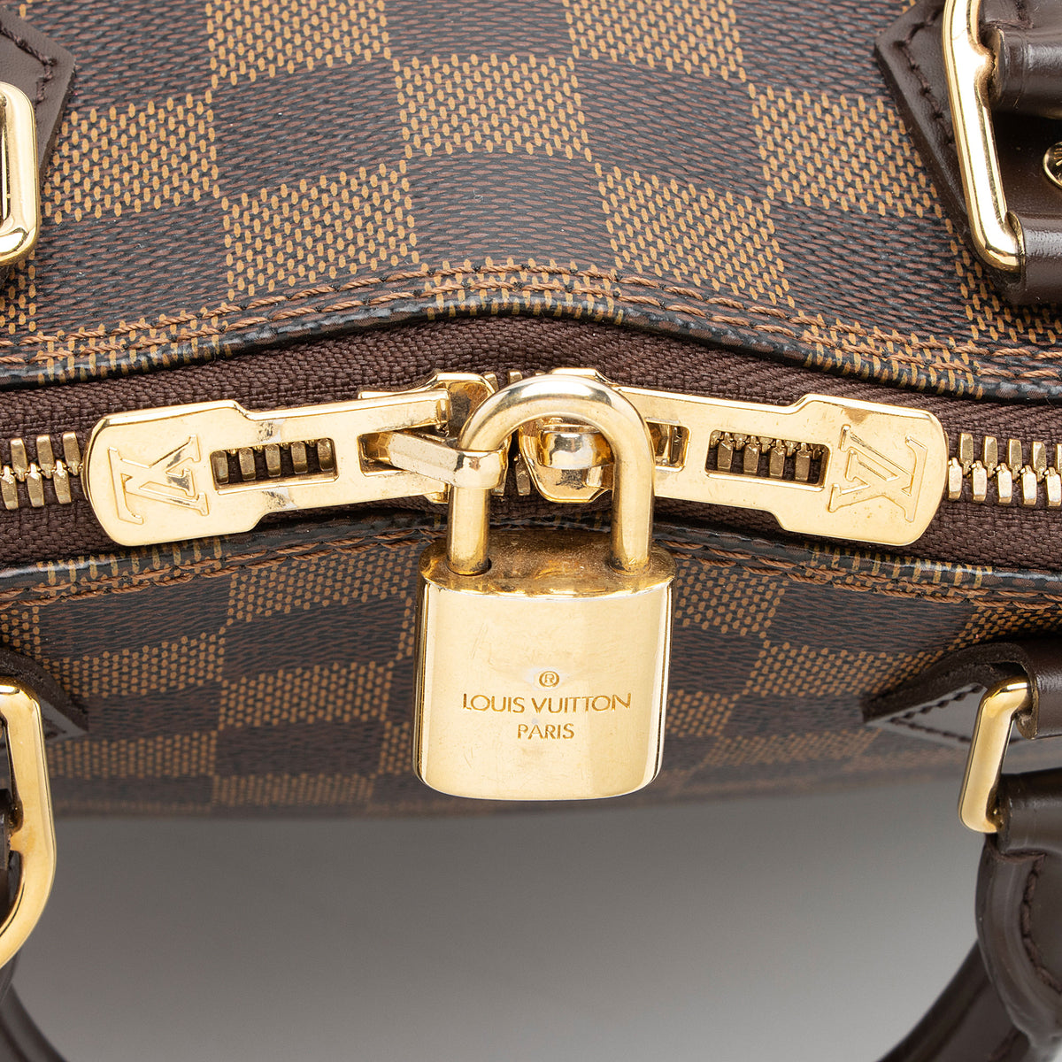 Louis Vuitton Damier Ebene Alma PM Satchel