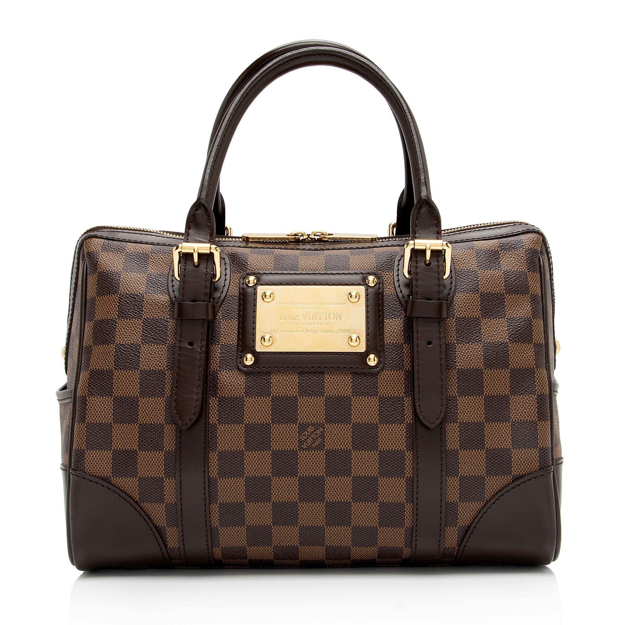 Louis Vuitton Damier Ebene Berkeley Satchel (SHF-DdiwLr)
