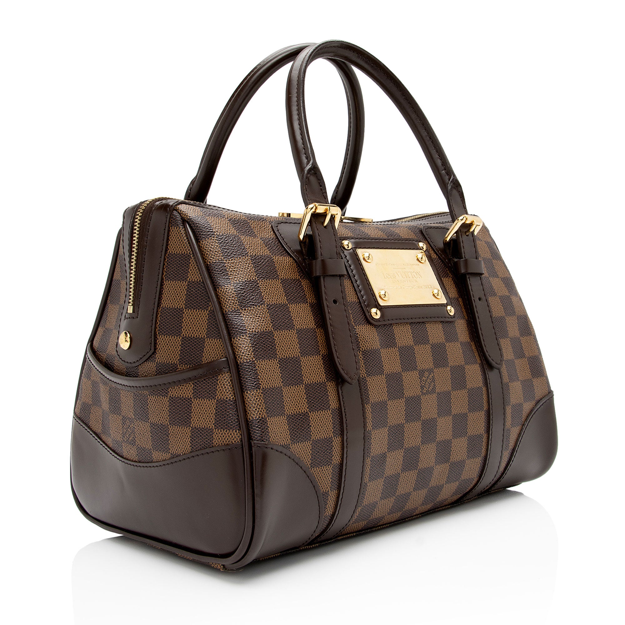 Louis Vuitton Damier Ebene Berkeley Satchel (SHF-DdiwLr)