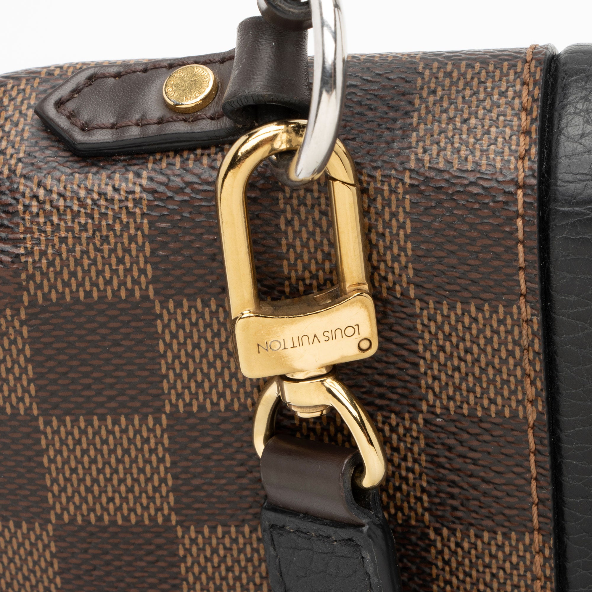 Louis Vuitton Damier Ebene Bond Street BB Satchel (SHF-jHf23x)