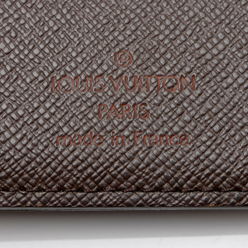Louis Vuitton Damier Ebene Brazza Wallet (SHF-QlxKwI) – LuxeDH