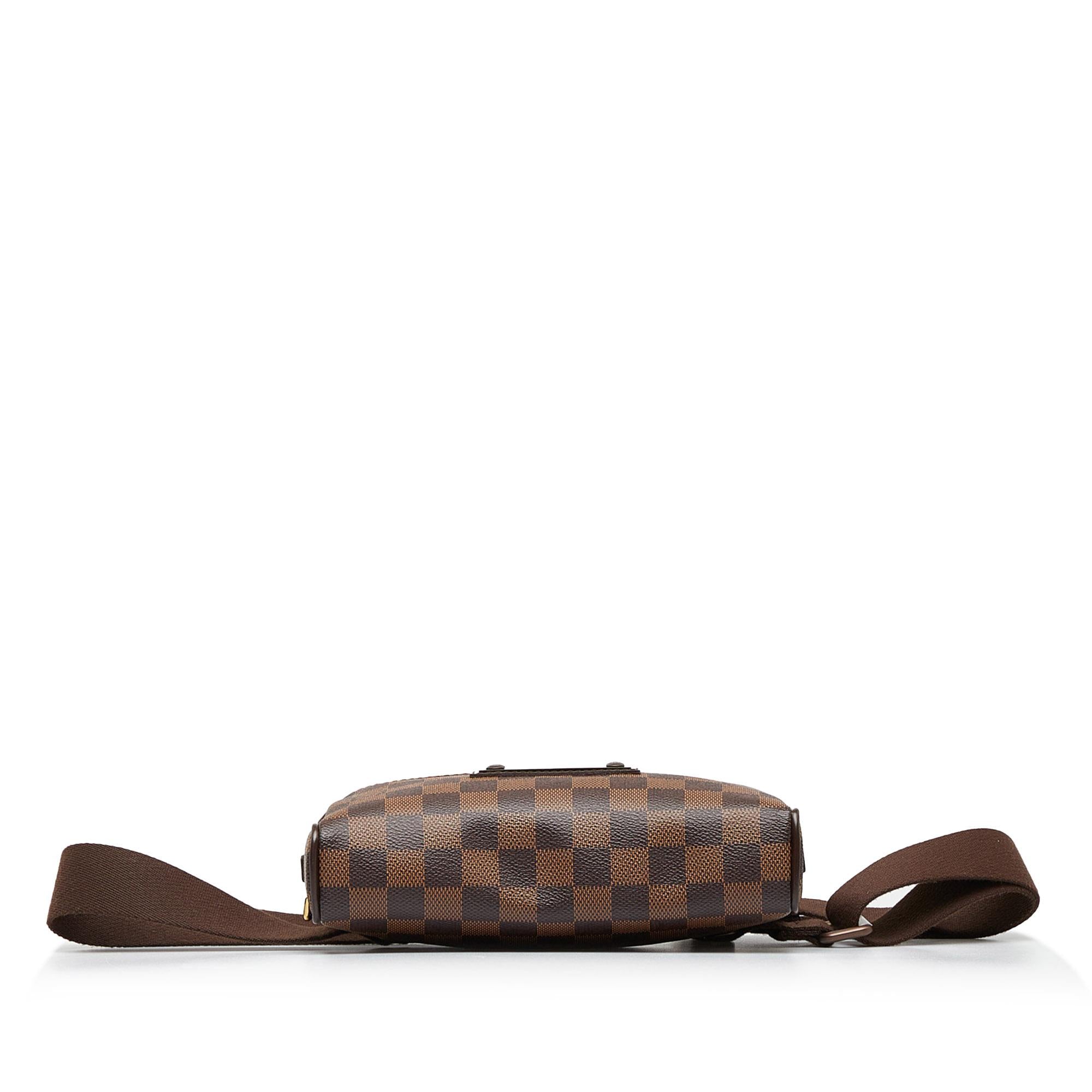 Louis Vuitton Damier Ebene Brooklyn Bum Bag (SHG-8c1LLa)