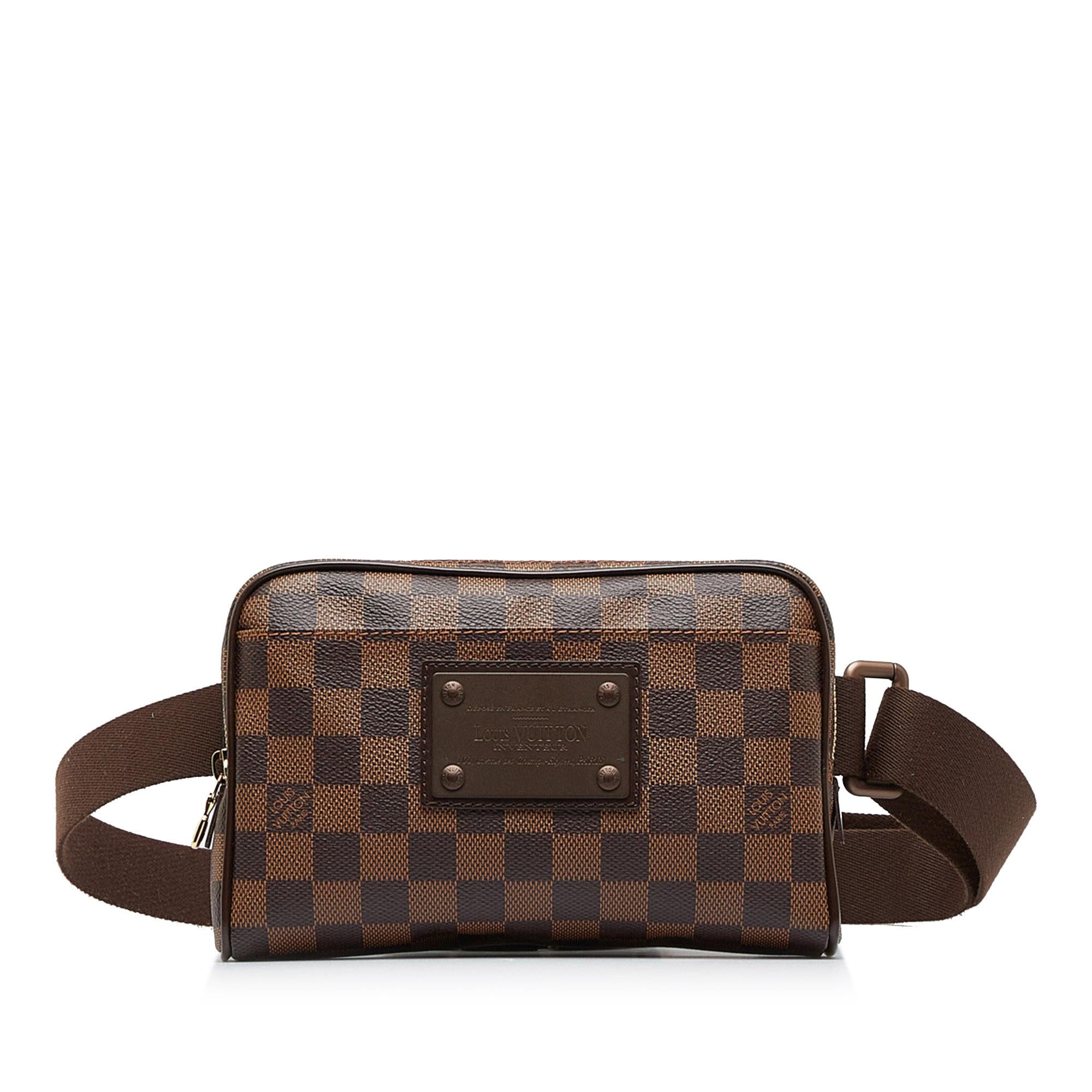 Louis Vuitton Damier Ebene Brooklyn Bum Bag (SHG-8c1LLa)