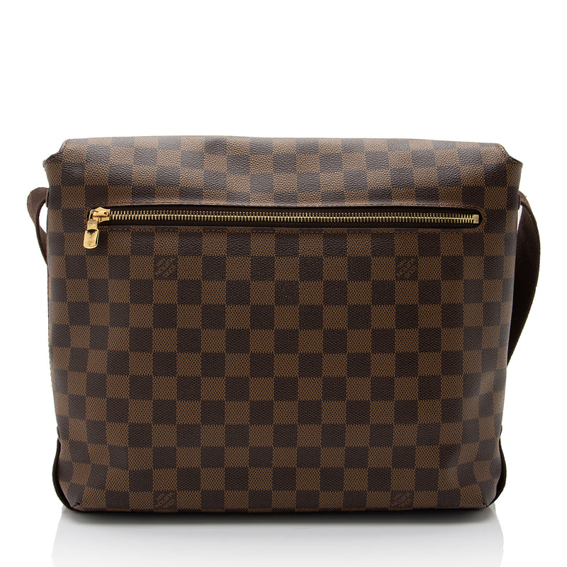 Louis Vuitton Damier Ebene Brooklyn MM Messenger Bag (SHF-5u5N4T)