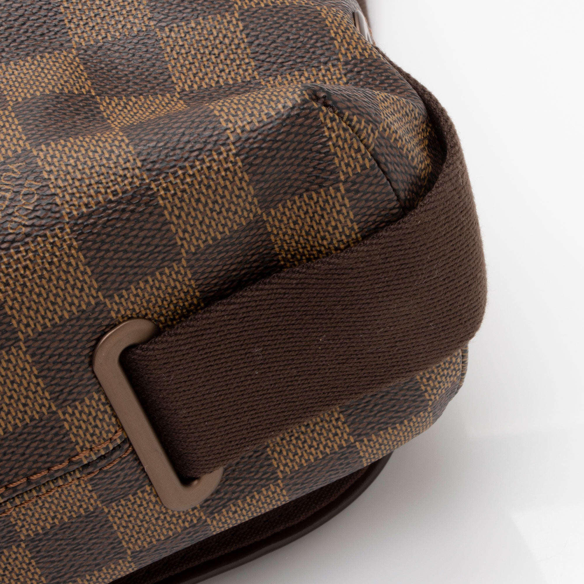 Louis Vuitton Damier Ebene Brooklyn MM Messenger Bag (SHF-5u5N4T)