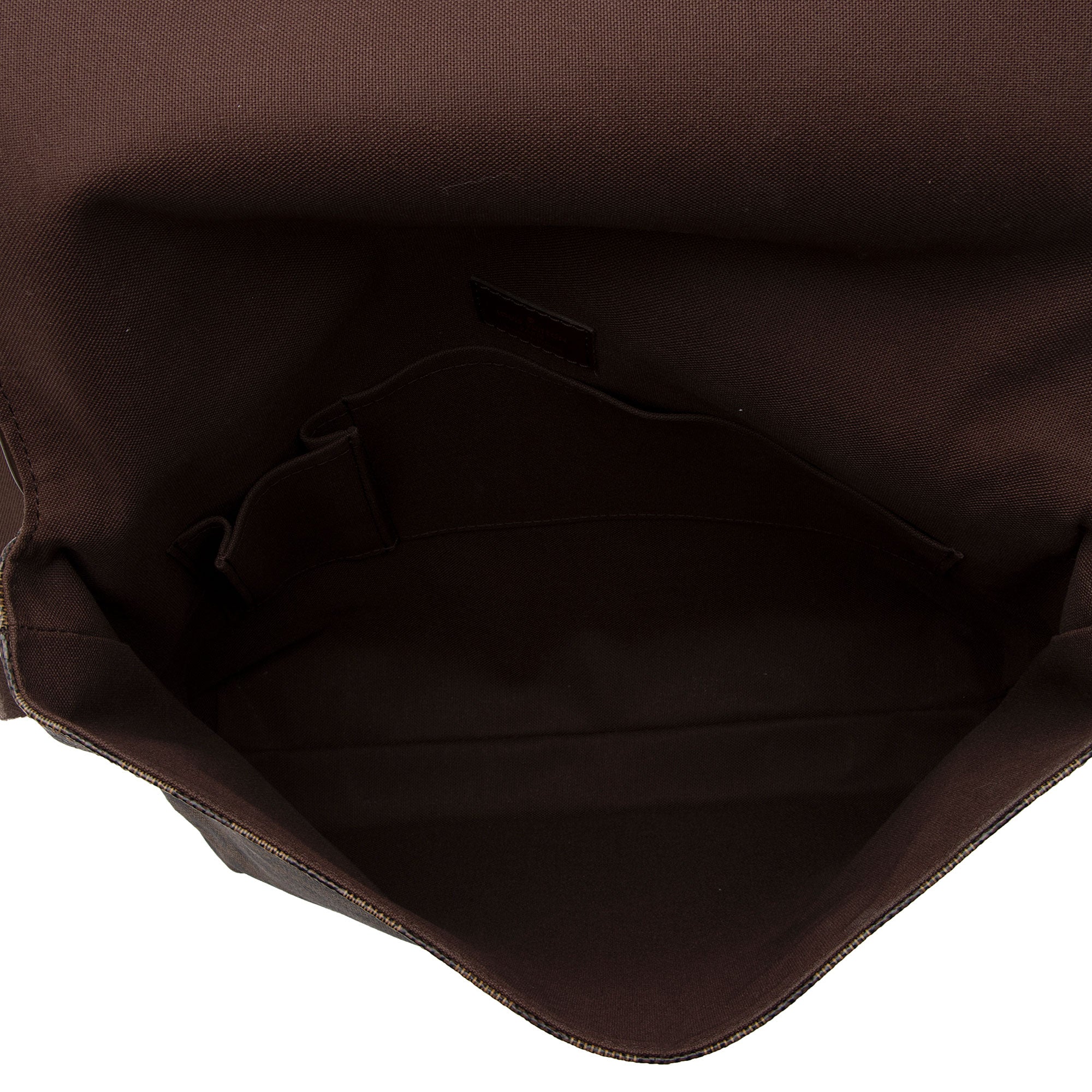 Louis Vuitton Damier Ebene Brooklyn MM Messenger Bag (SHF-5u5N4T)