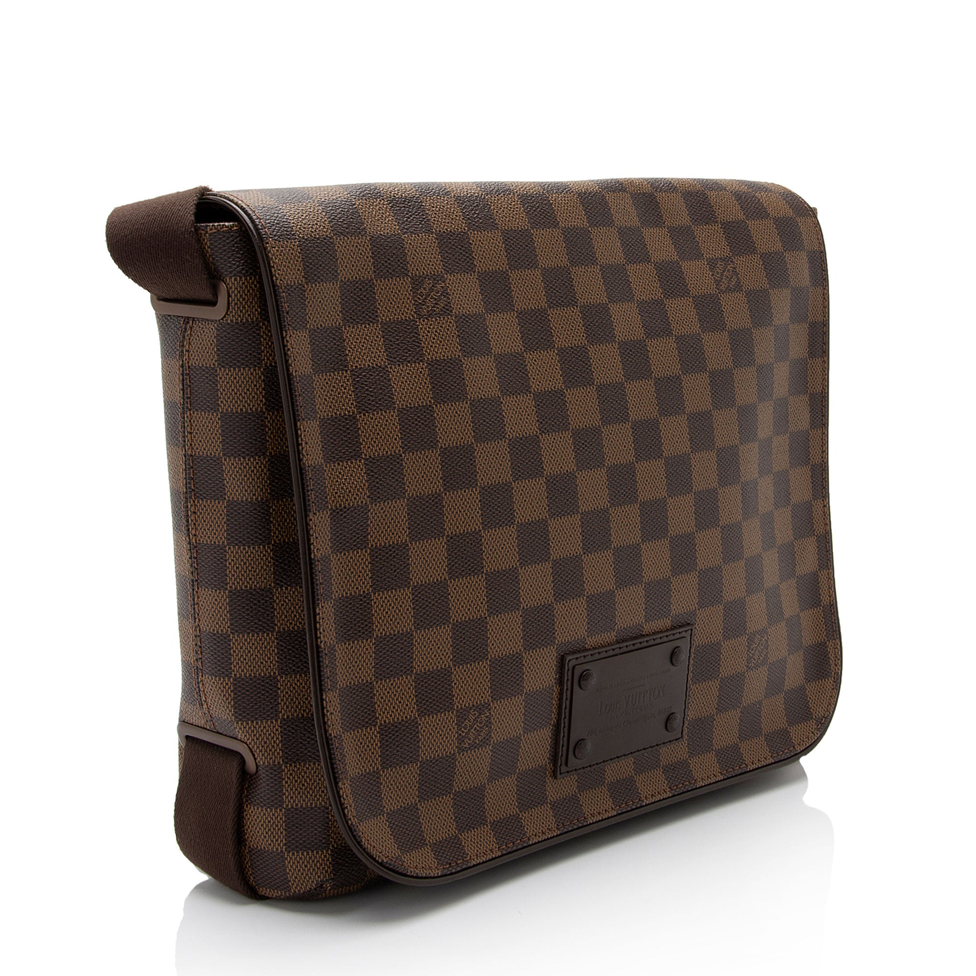 Louis Vuitton Damier Ebene Brooklyn MM Messenger Bag (SHF-5u5N4T)