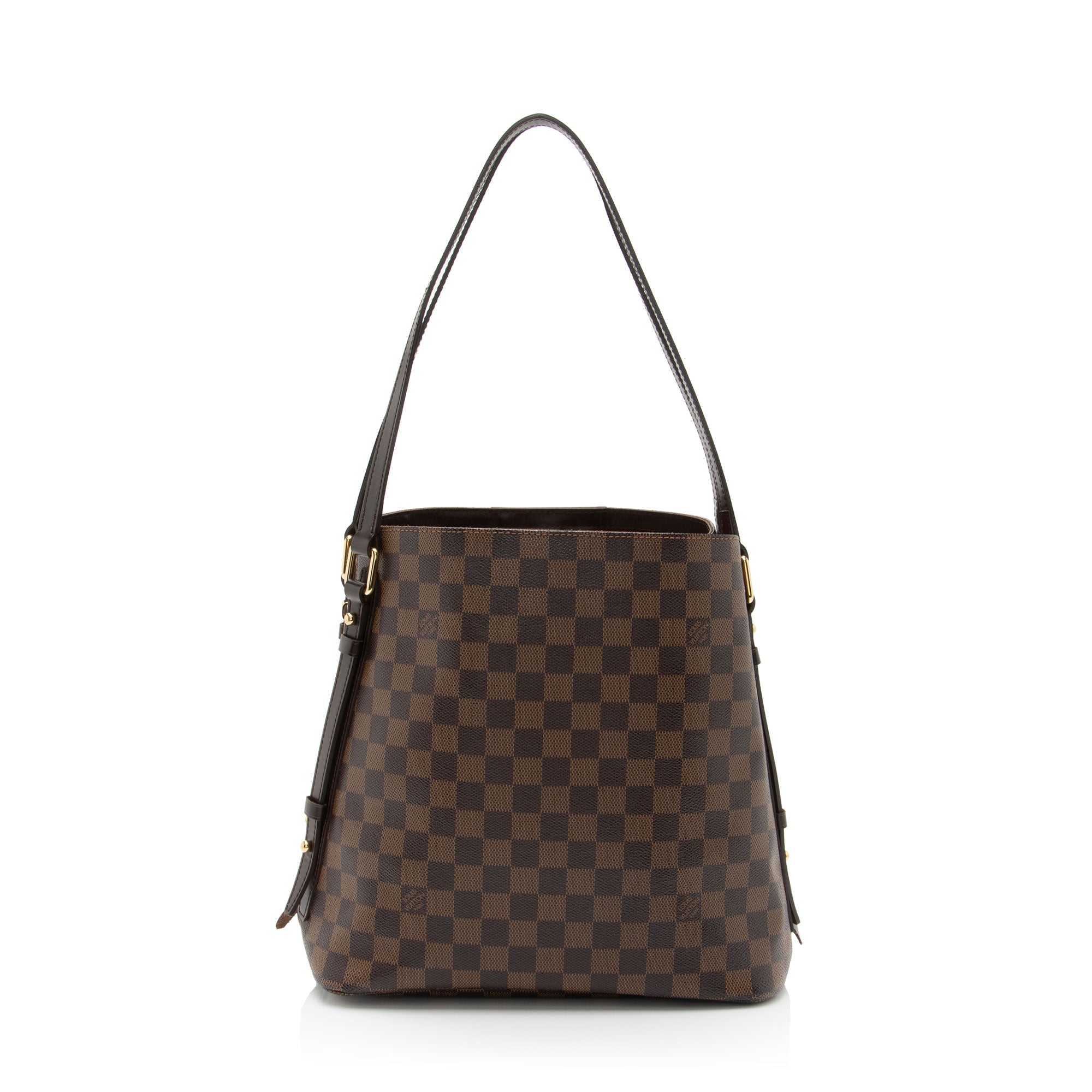 Louis Vuitton Damier Ebene Cabas Rivington Tote (SHF-7zfnCb)