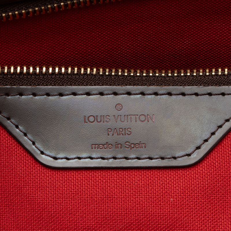 Louis Vuitton Damier Ebene Cabas Rivington Tote (SHF-7zfnCb)