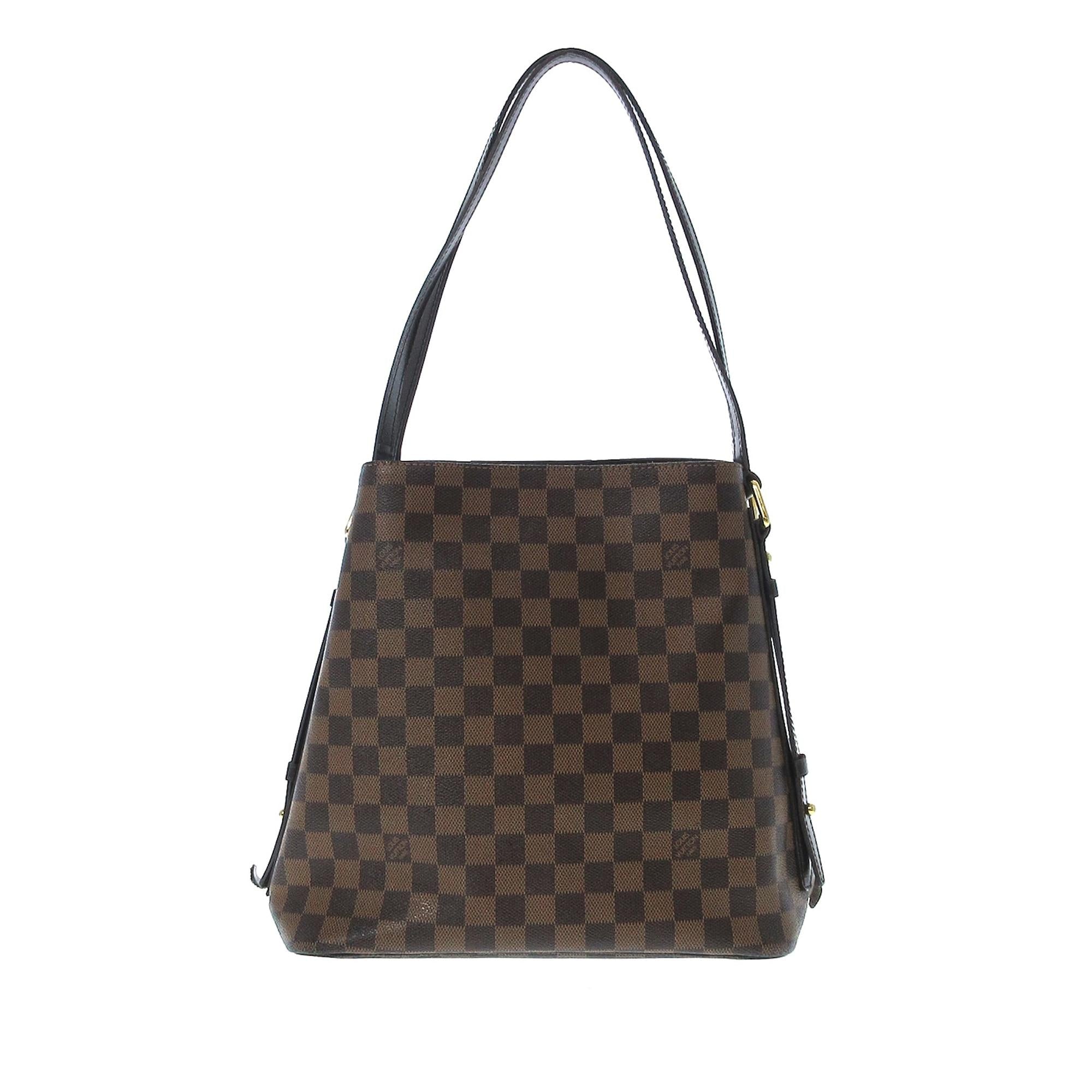 Louis Vuitton Damier Ebene Cabas Rivington (SHG-3gSwYN)