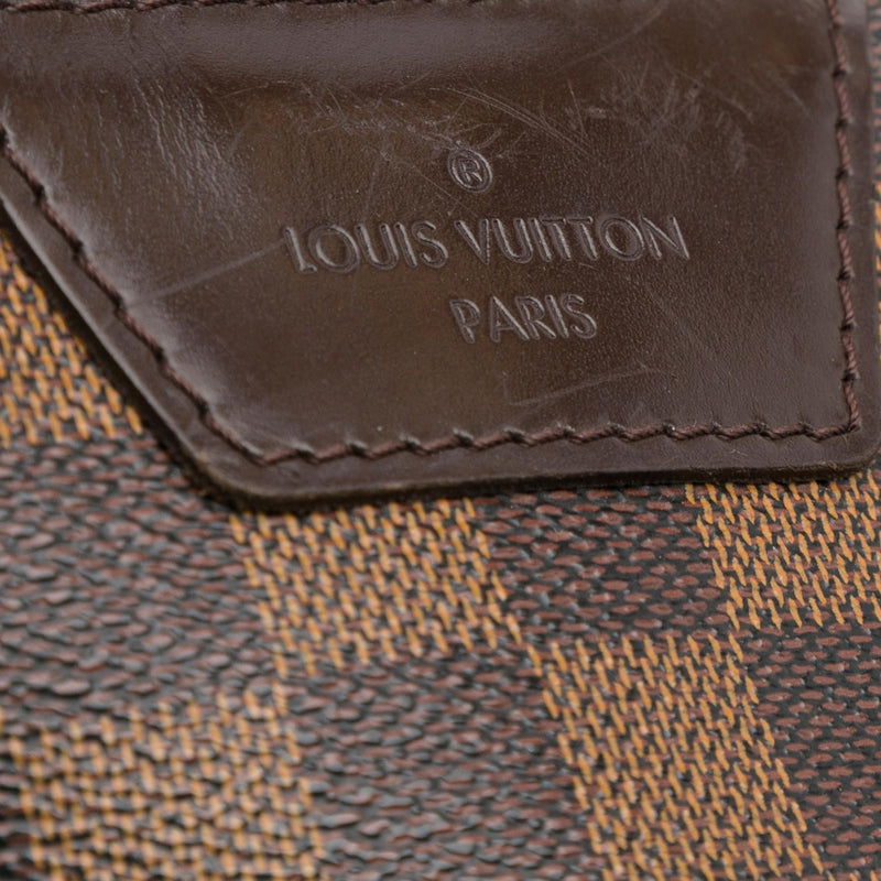 LOUIS VUITTON Hand Bag Cabas Rivington Damier Ebene Tote W/Added