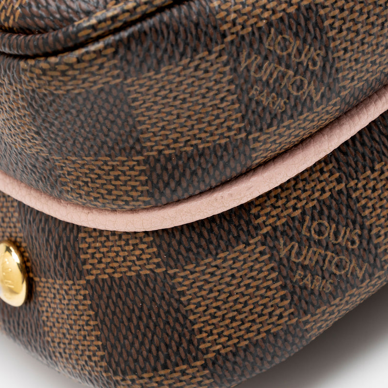 Louis Vuitton Damier Ebene Calfskin Clapton PM Shoulder Bag (SHF-XlUAPG)
