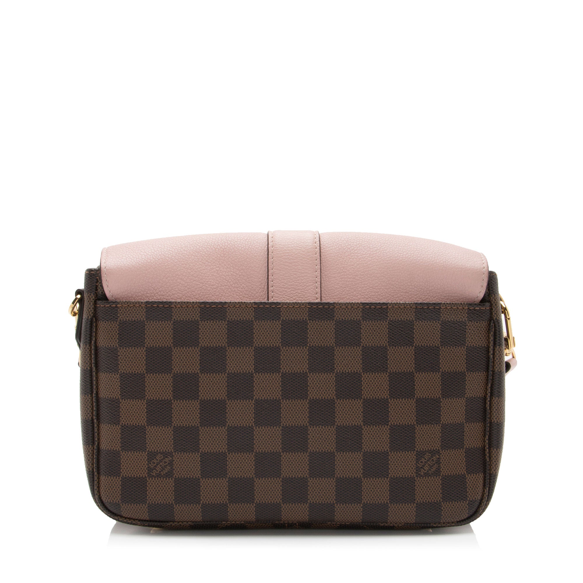 Louis Vuitton Damier Ebene Calfskin Clapton PM Shoulder Bag (SHF-XEo126)